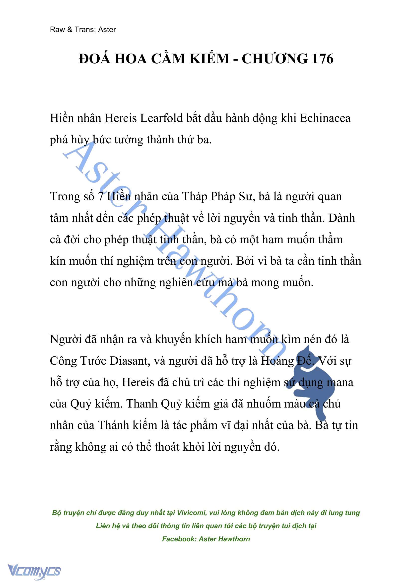 [NOVEL] Đóa Hoa Cầm Kiếm Chap 176 - Trang 2