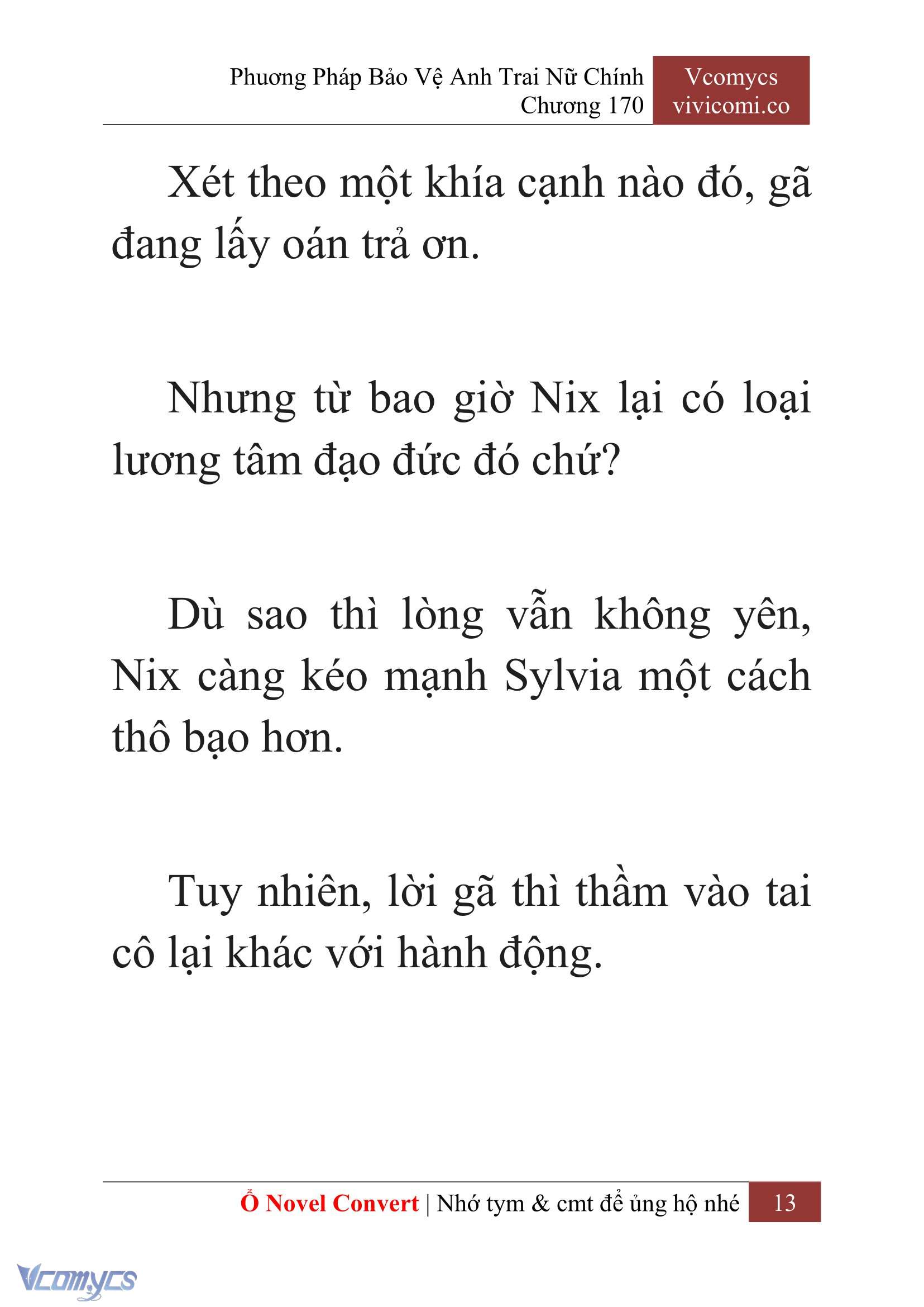 [Novel] Phương Pháp Bảo Vệ Anh Trai Nữ Chính Chap 170 - Trang 2