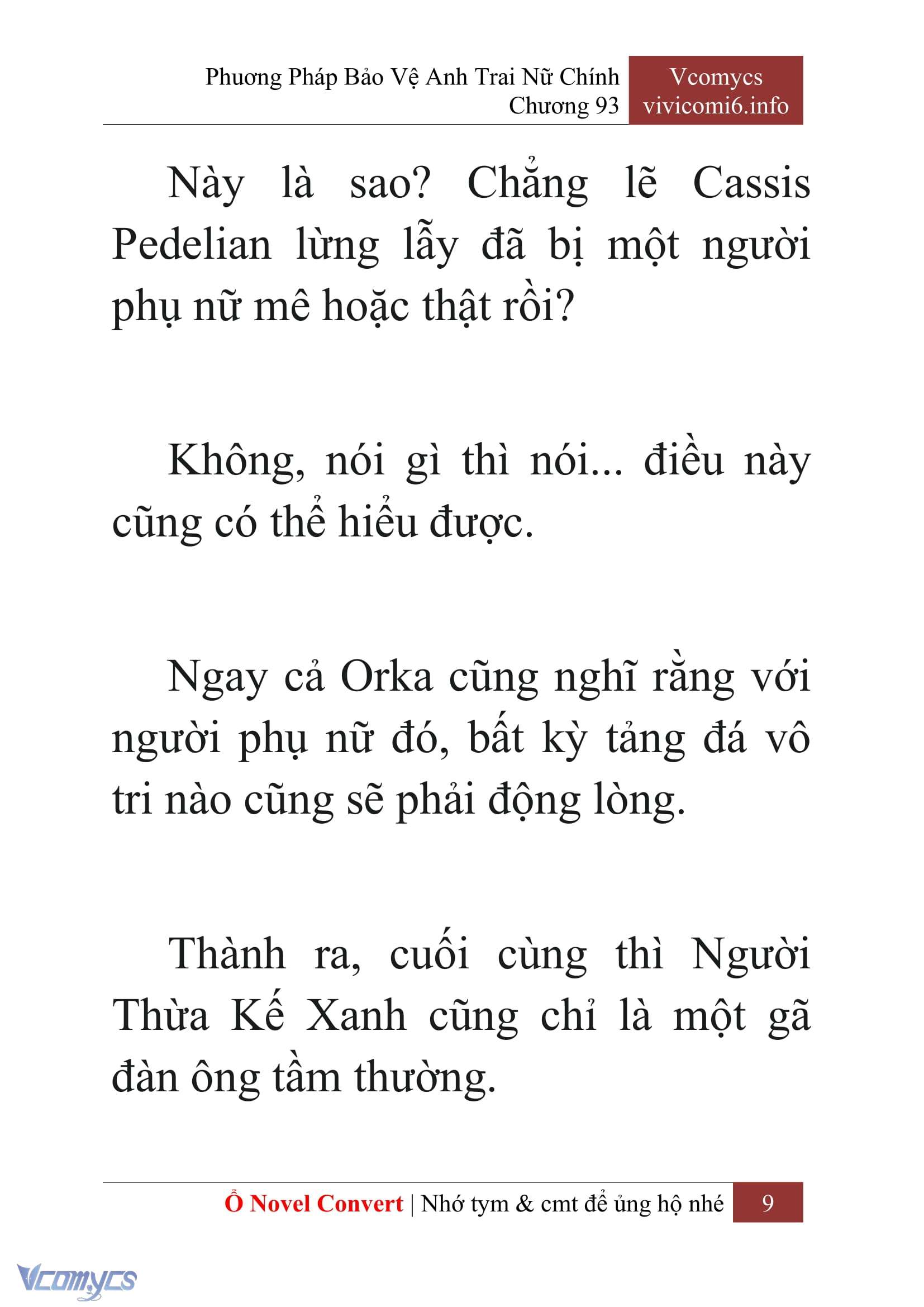 [Novel] Phương Pháp Bảo Vệ Anh Trai Nữ Chính Chap 93 - Trang 2
