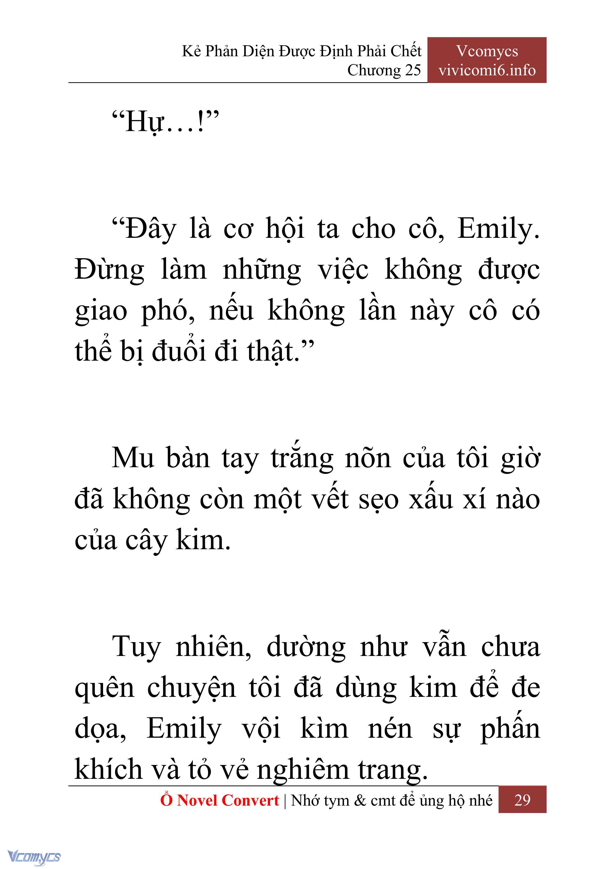 [Novel] Kẻ Phản Diện Được Định Phải Chết Chap 25 - Trang 2