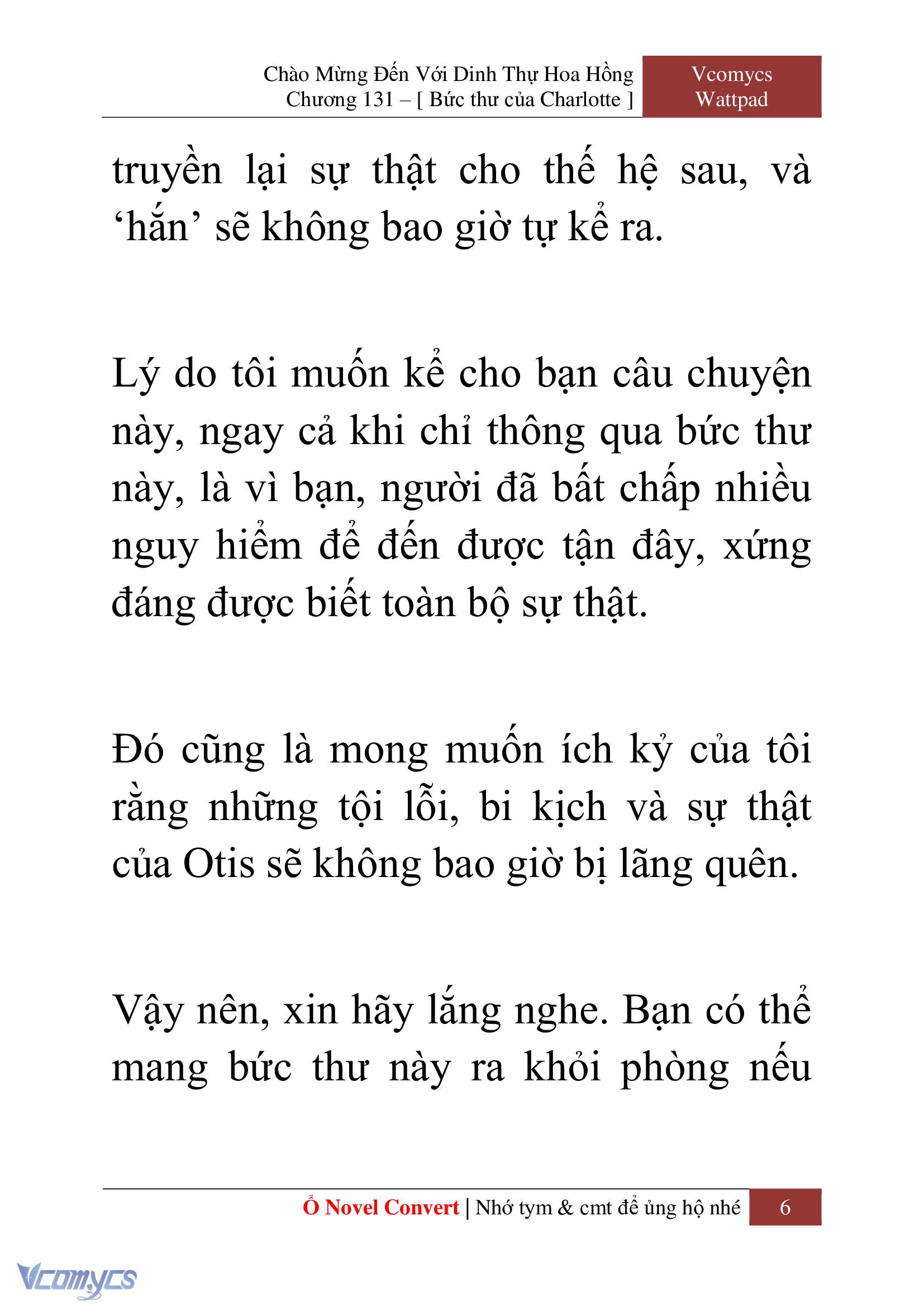 [Novel] Chào Mừng Đến Với Dinh Thự Hoa Hồng Chap 131 - Trang 2