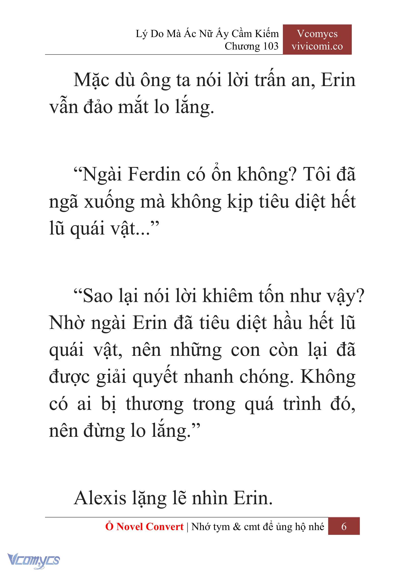 [Novel] Lý Do Mà Ác Nữ Ấy Cầm Kiếm Chap 103 - Trang 2