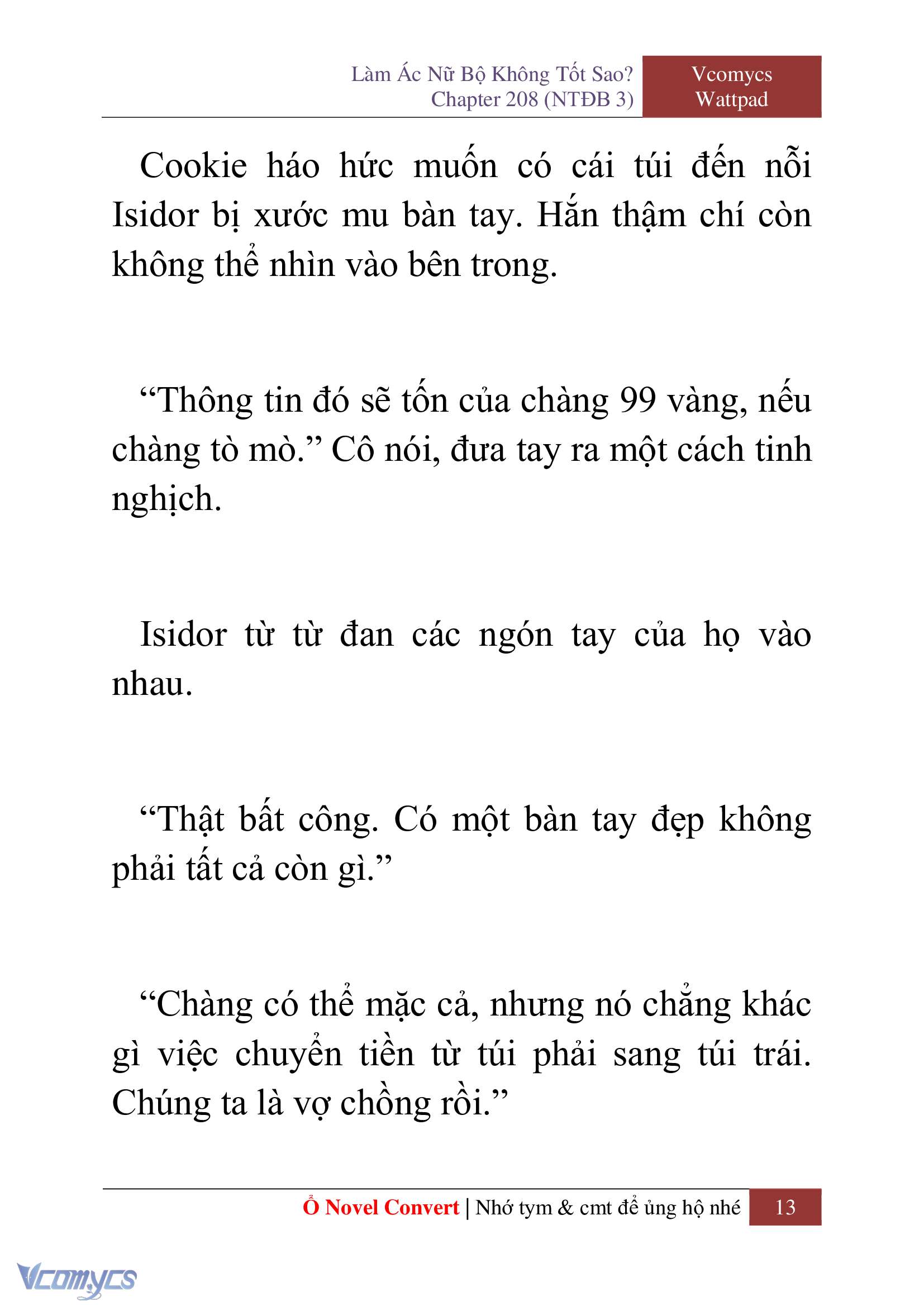[Novel] Làm Ác Nữ Bộ Không Tốt Sao? Chap 208 - Trang 2