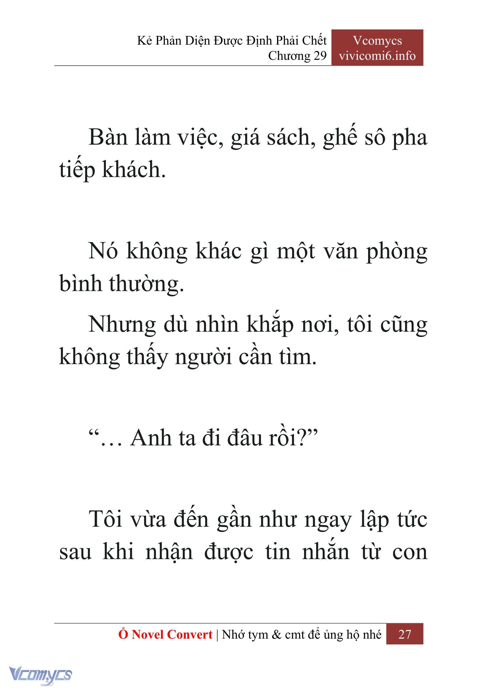 [Novel] Kẻ Phản Diện Được Định Phải Chết Chap 29 - Trang 2
