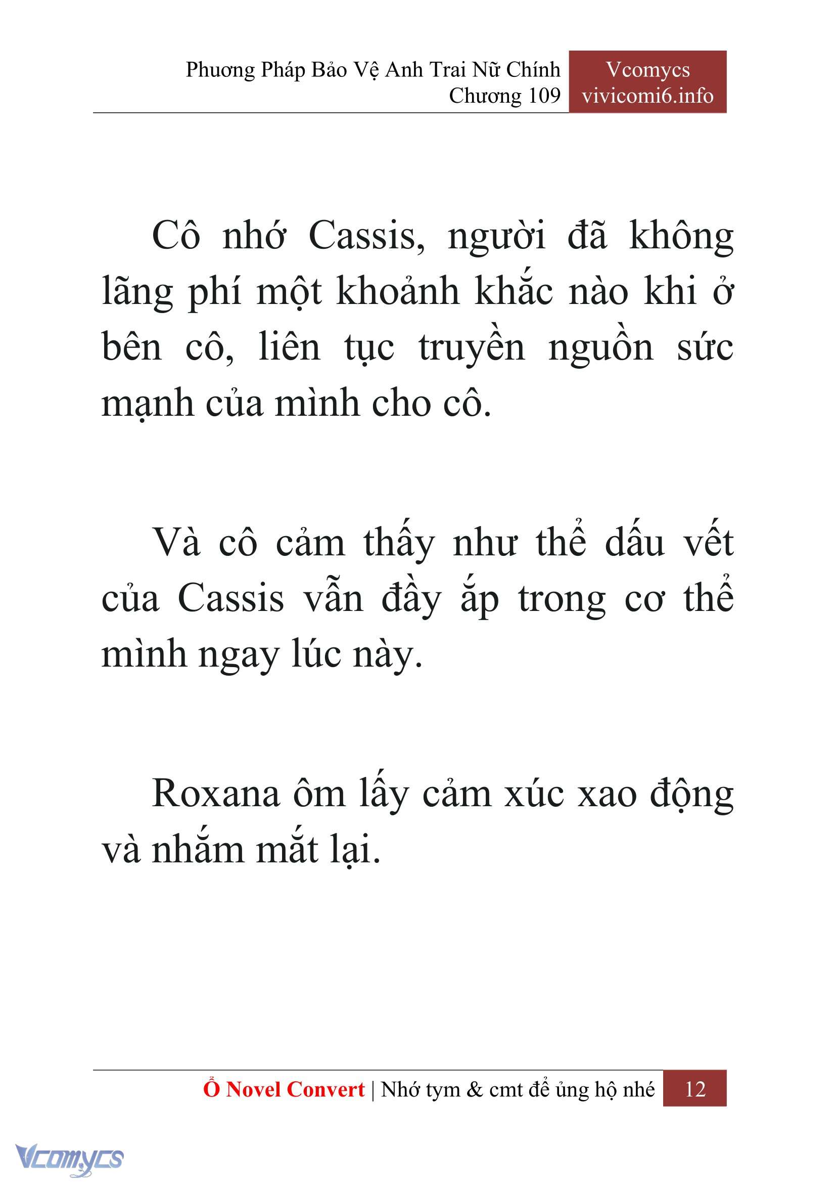 [Novel] Phương Pháp Bảo Vệ Anh Trai Nữ Chính Chap 109 - Trang 2