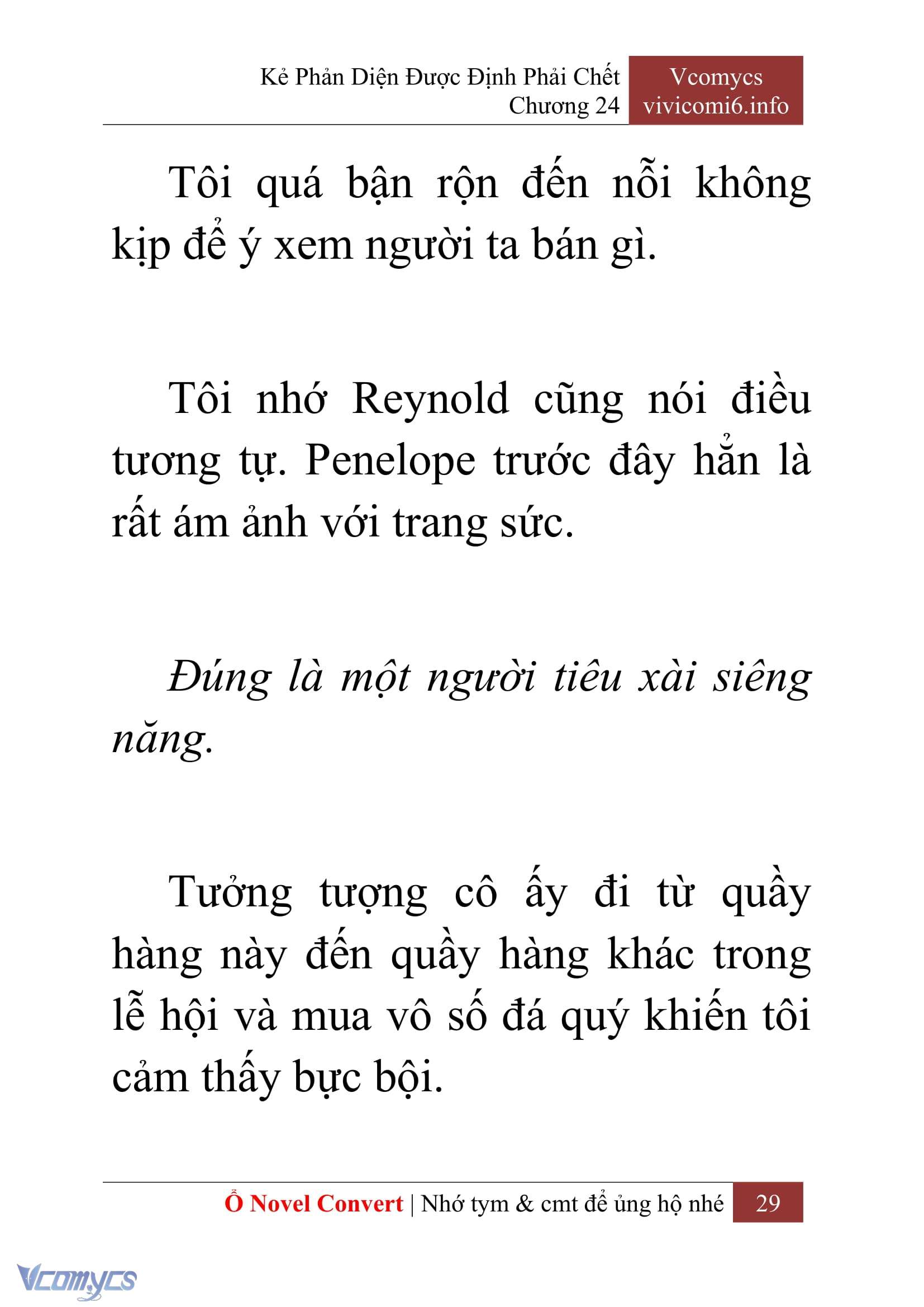 [Novel] Kẻ Phản Diện Được Định Phải Chết Chap 24 - Trang 2