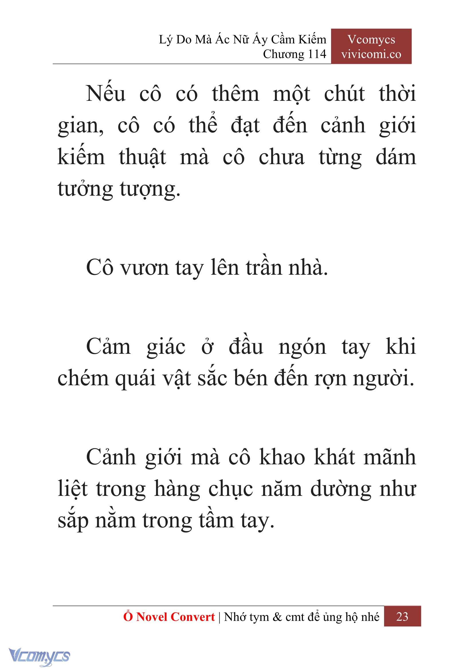 [Novel] Lý Do Mà Ác Nữ Ấy Cầm Kiếm Chap 114 - Next Chap 115