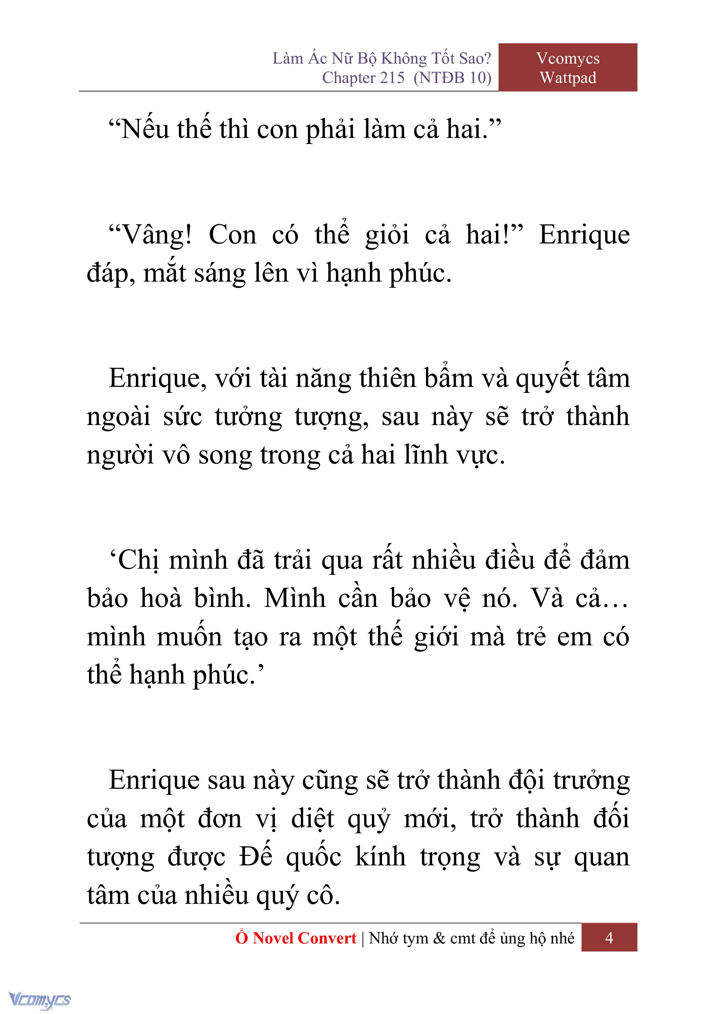 [Novel] Làm Ác Nữ Bộ Không Tốt Sao? Chap 215 - Trang 2