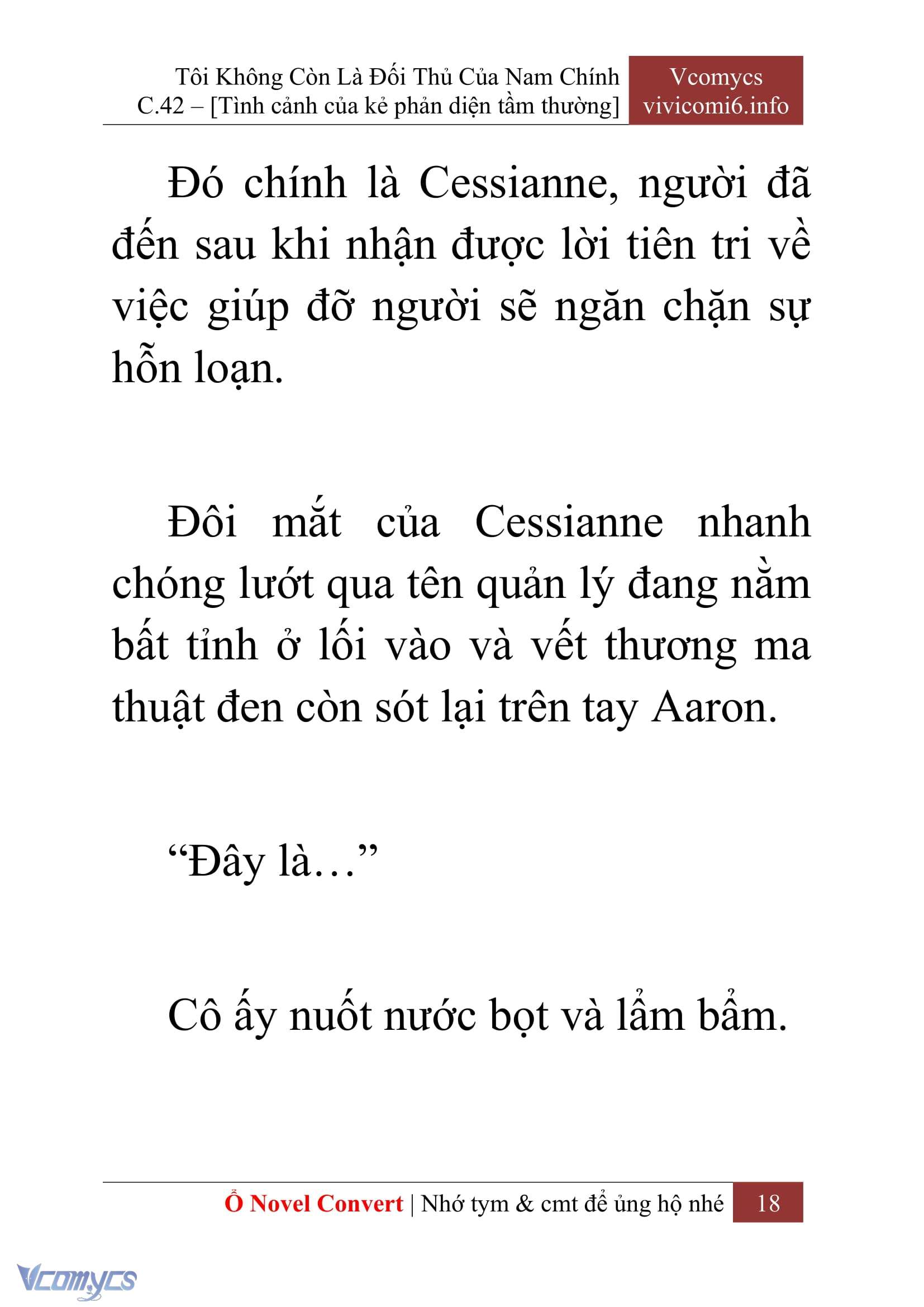 [Novel] Tôi Không Còn Là Đối Thủ Của Nam Chính Chap 42 - Trang 2