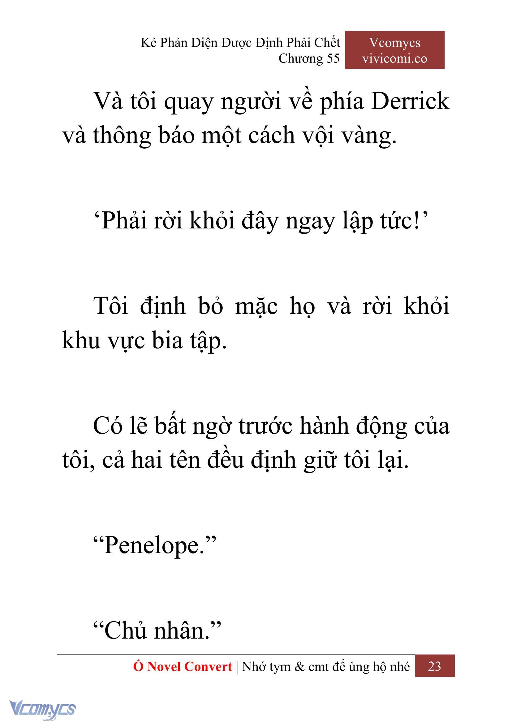 [Novel] Kẻ Phản Diện Được Định Phải Chết Chap 55 - Trang 2