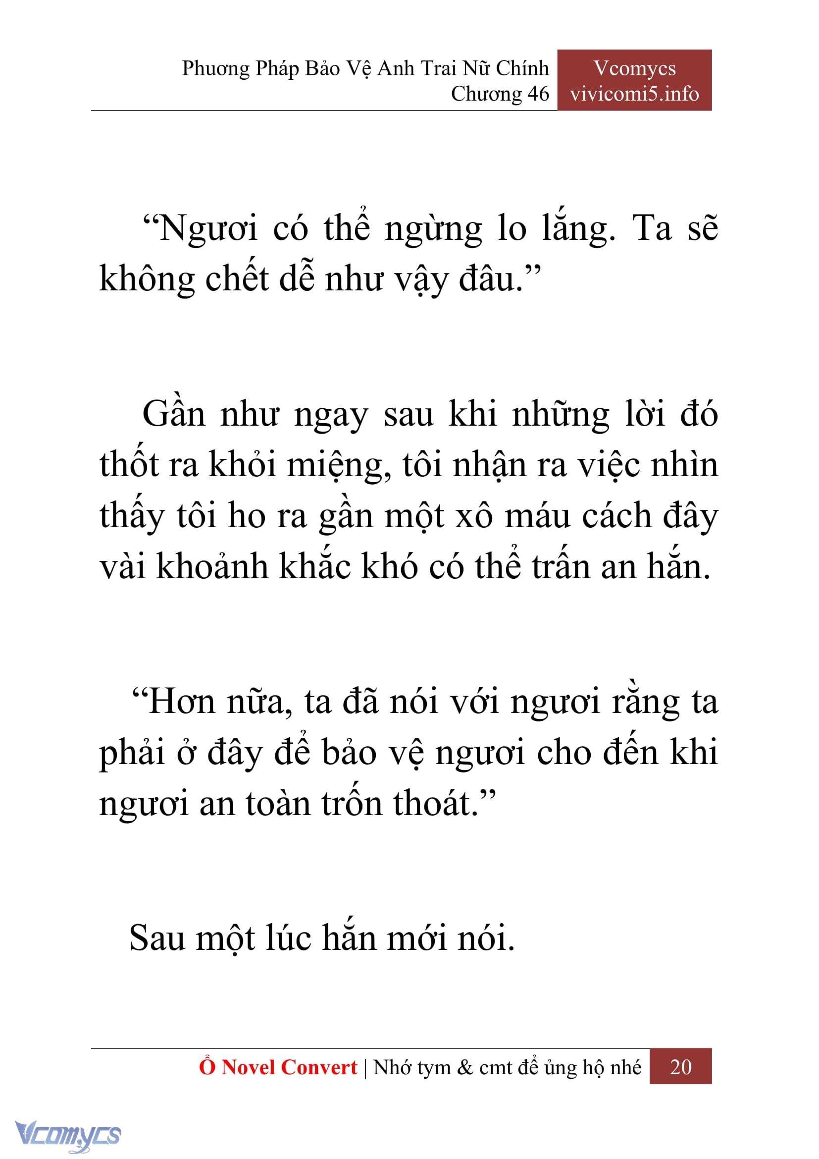 [Novel] Phương Pháp Bảo Vệ Anh Trai Nữ Chính Chap 46 - Trang 2