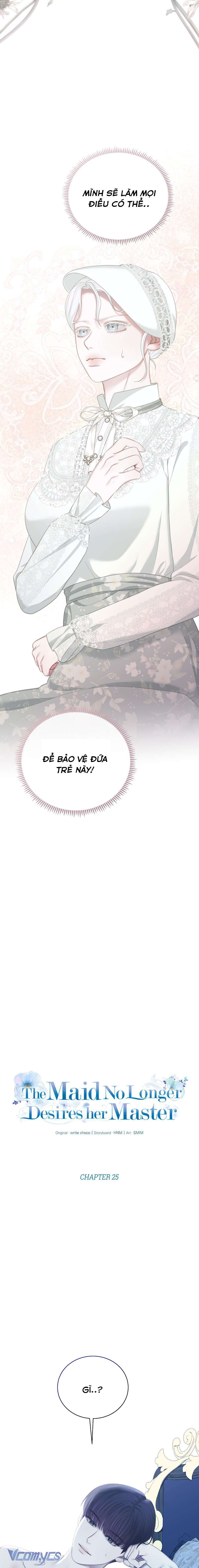 Hầu Nữ Không Còn Thèm Muốn Chủ Nhân Nữa Chapter 25 - Next Chapter 26