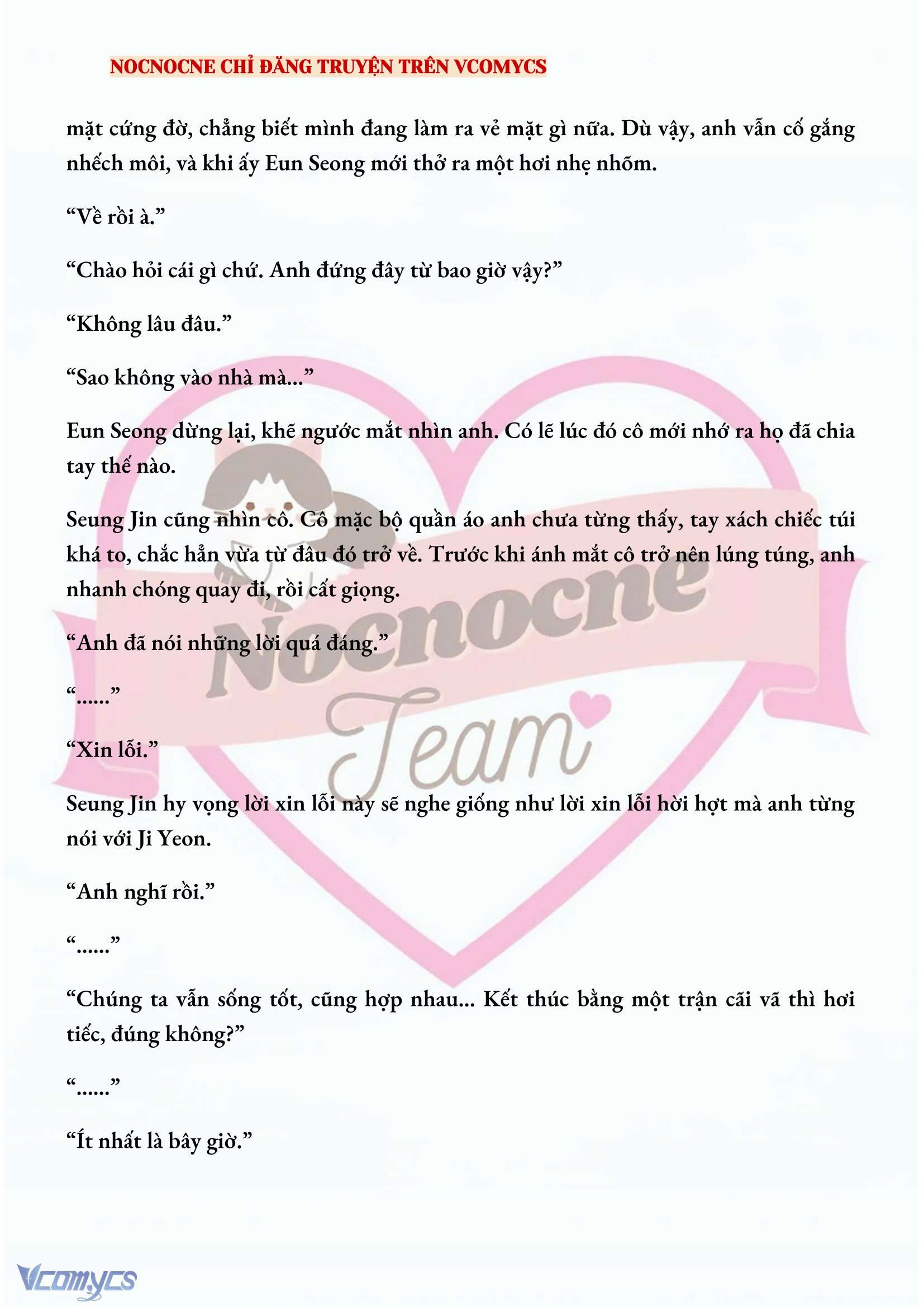 [NOVEL] CHÚNG TA KẾT THÚC VÀO MÙA THU Chap 38 - Next Chap 39