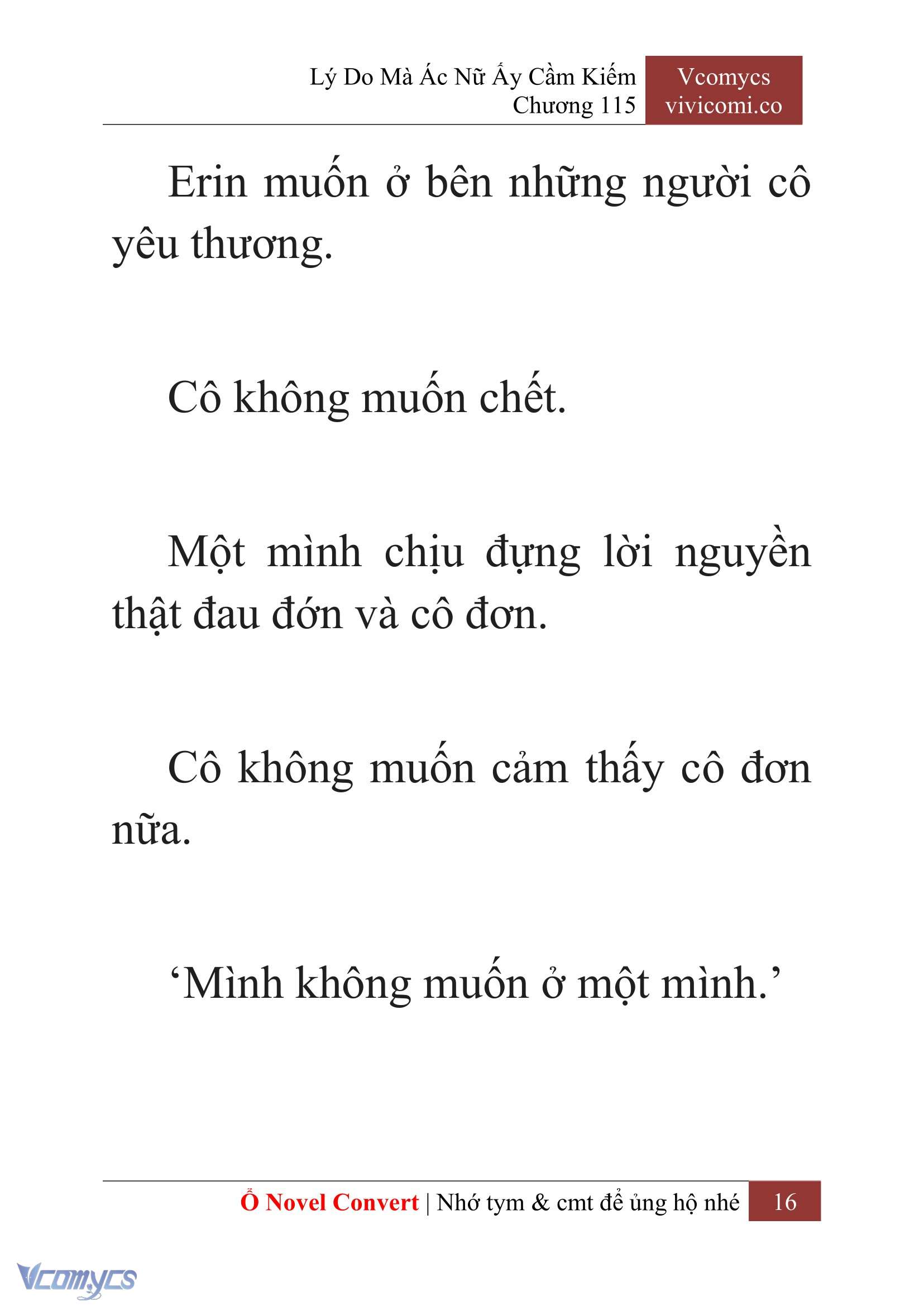 [Novel] Lý Do Mà Ác Nữ Ấy Cầm Kiếm Chap 115 - Next 