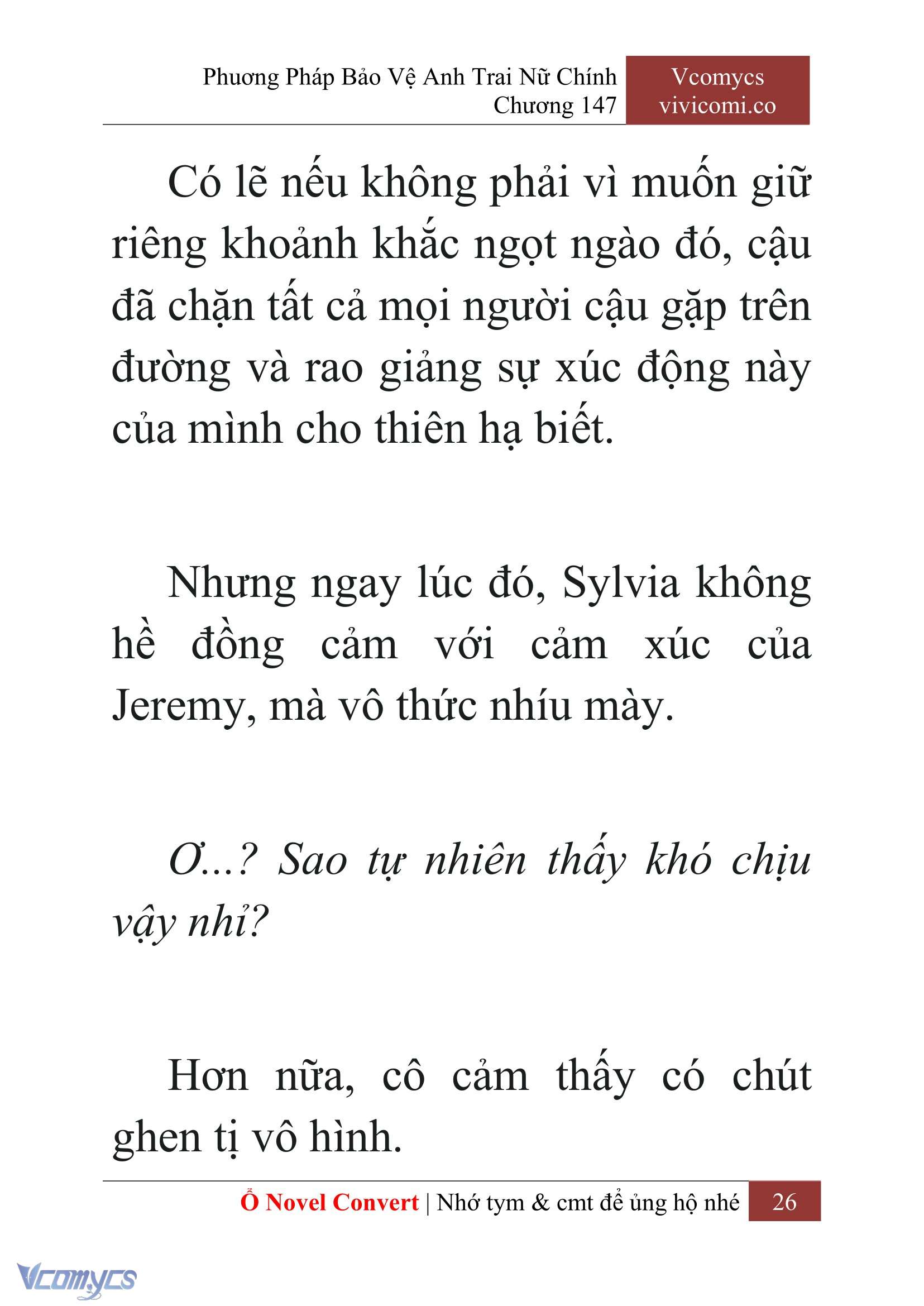 [Novel] Phương Pháp Bảo Vệ Anh Trai Nữ Chính Chap 147 - Next 