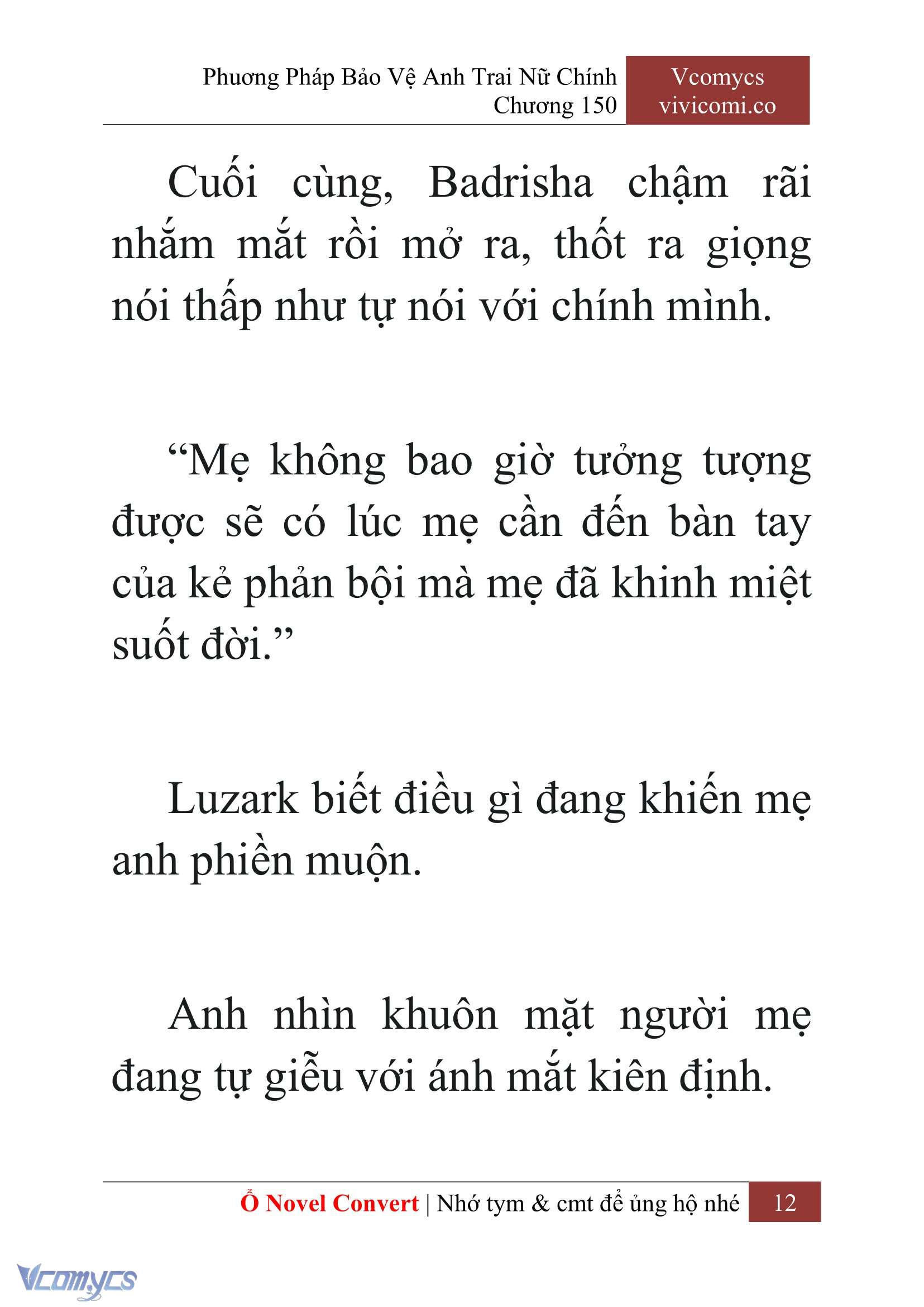 [Novel] Phương Pháp Bảo Vệ Anh Trai Nữ Chính Chap 150 - Next 