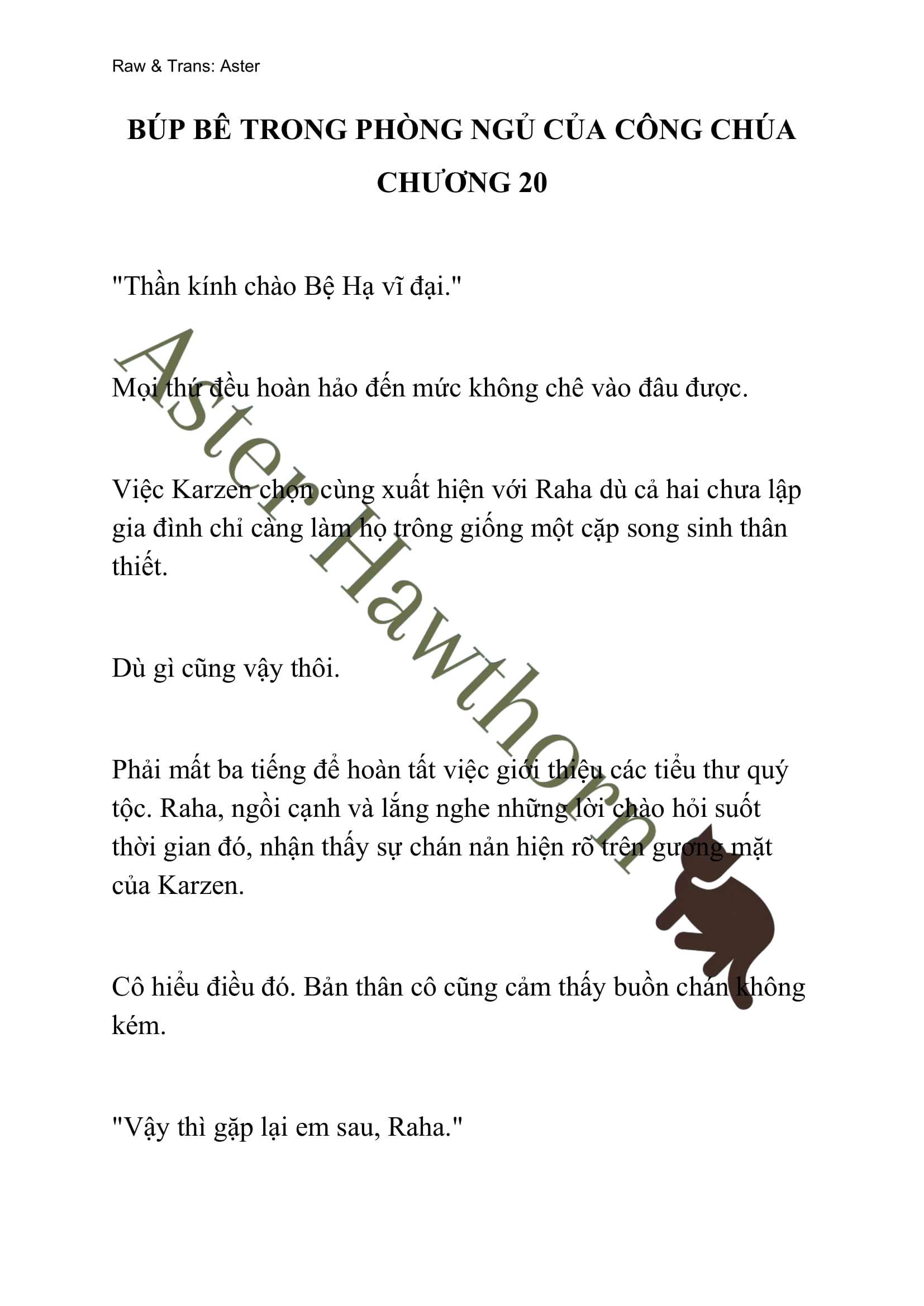 [NOVEL] Búp Bê Trong Phòng Ngủ Của Công Chúa Chap 20 - Trang 2