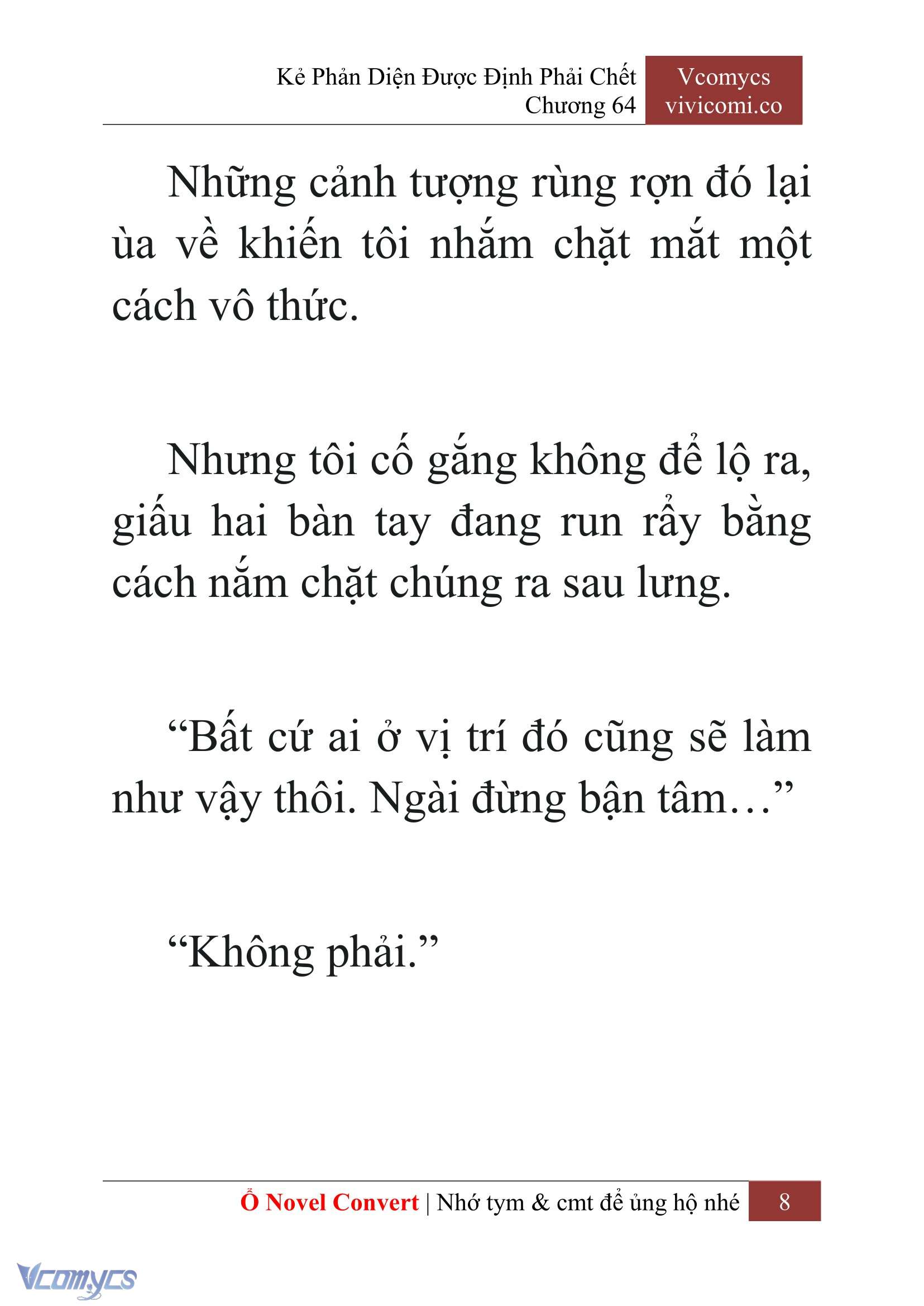 [Novel] Kẻ Phản Diện Được Định Phải Chết Chap 64 - Next 