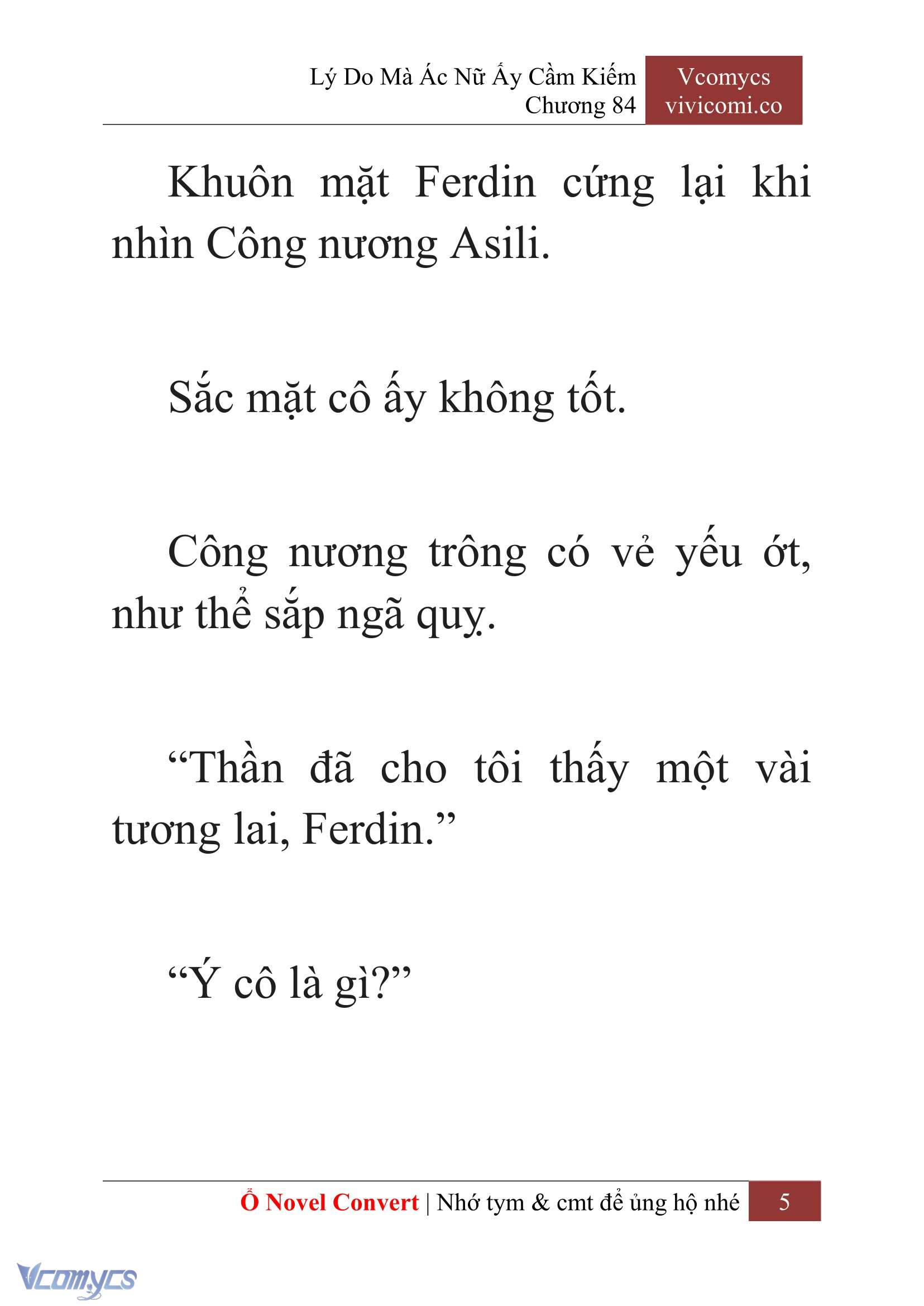 [Novel] Lý Do Mà Ác Nữ Ấy Cầm Kiếm Chap 84 - Trang 2