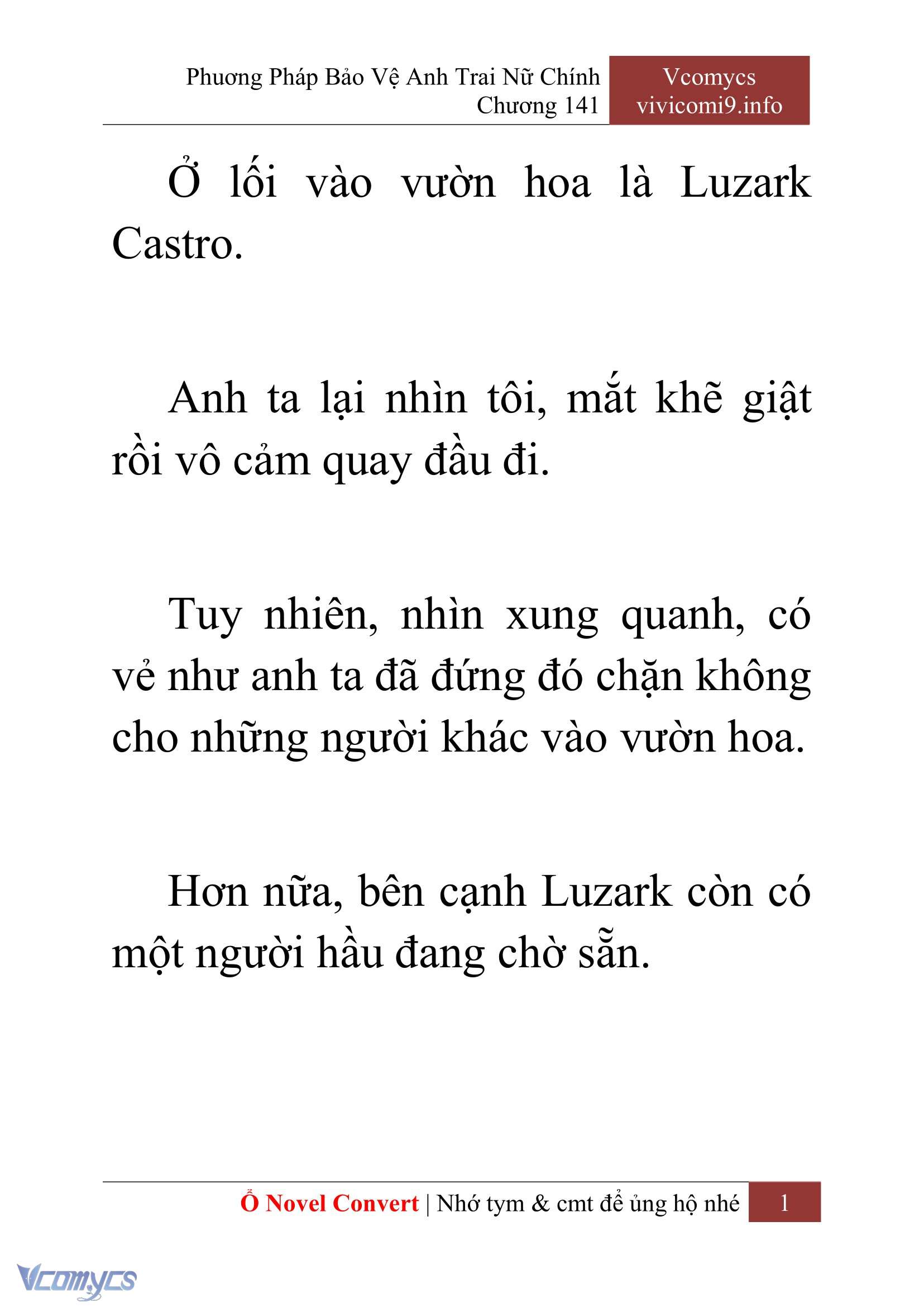 [Novel] Phương Pháp Bảo Vệ Anh Trai Nữ Chính Chap 141 - Trang 2