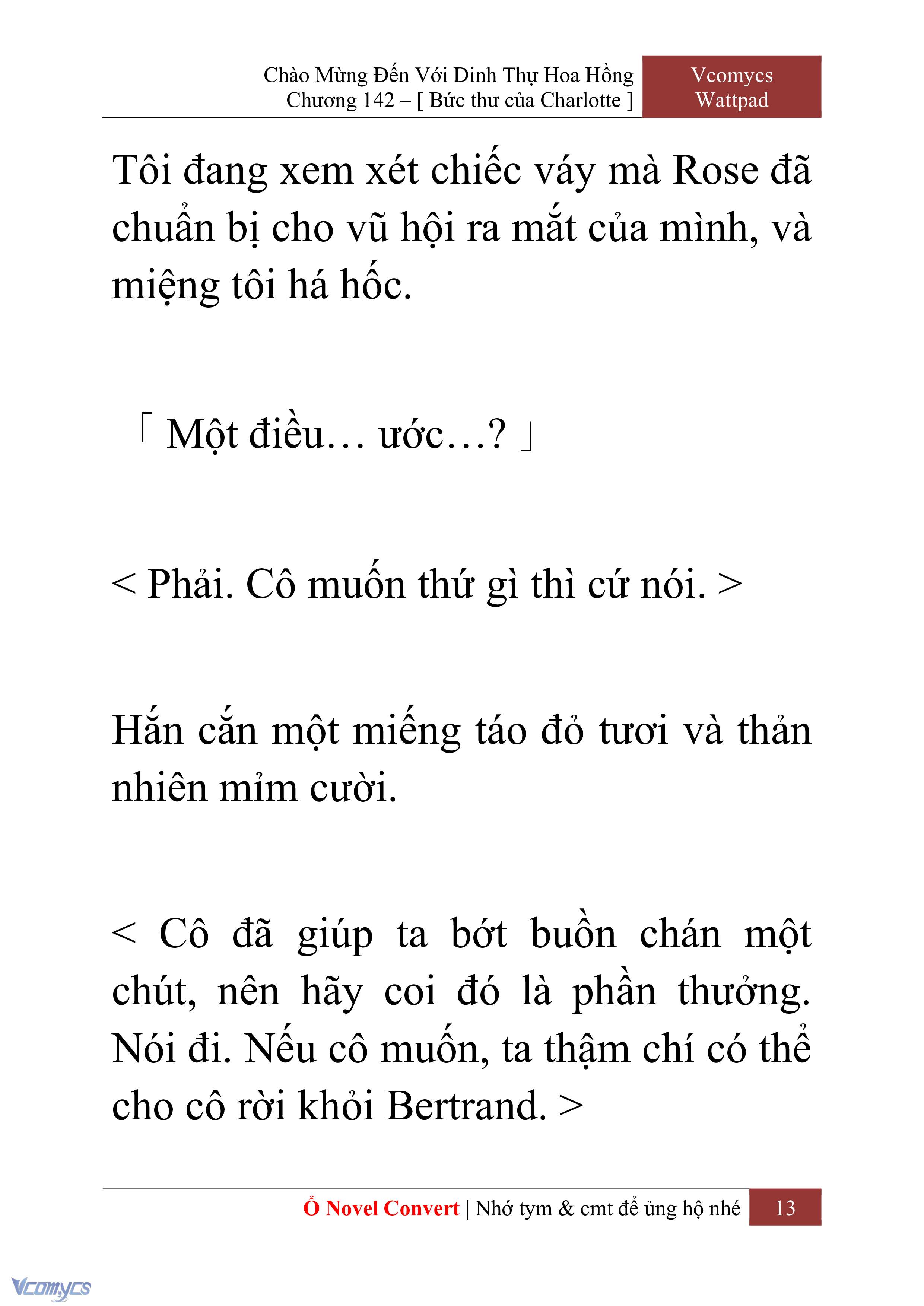 [Novel] Chào Mừng Đến Với Dinh Thự Hoa Hồng Chap 142 - Trang 2