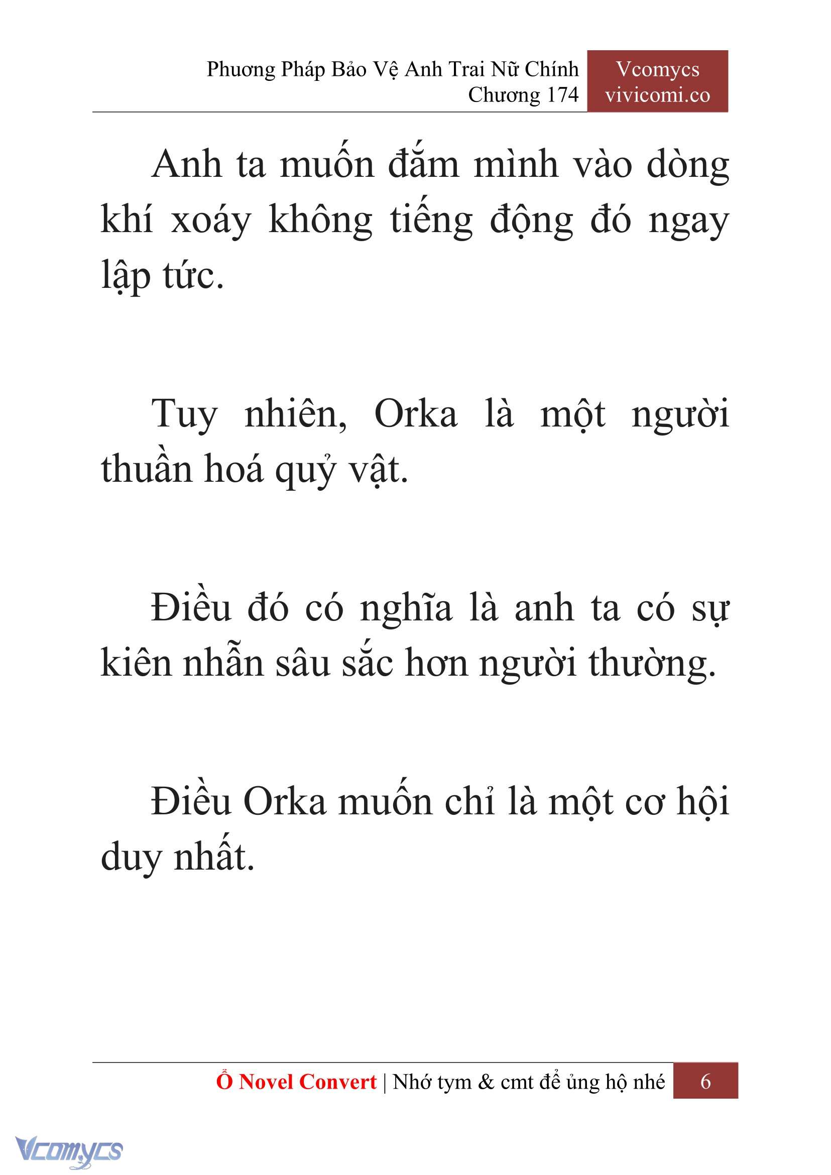 [Novel] Phương Pháp Bảo Vệ Anh Trai Nữ Chính Chap 174 - Next 