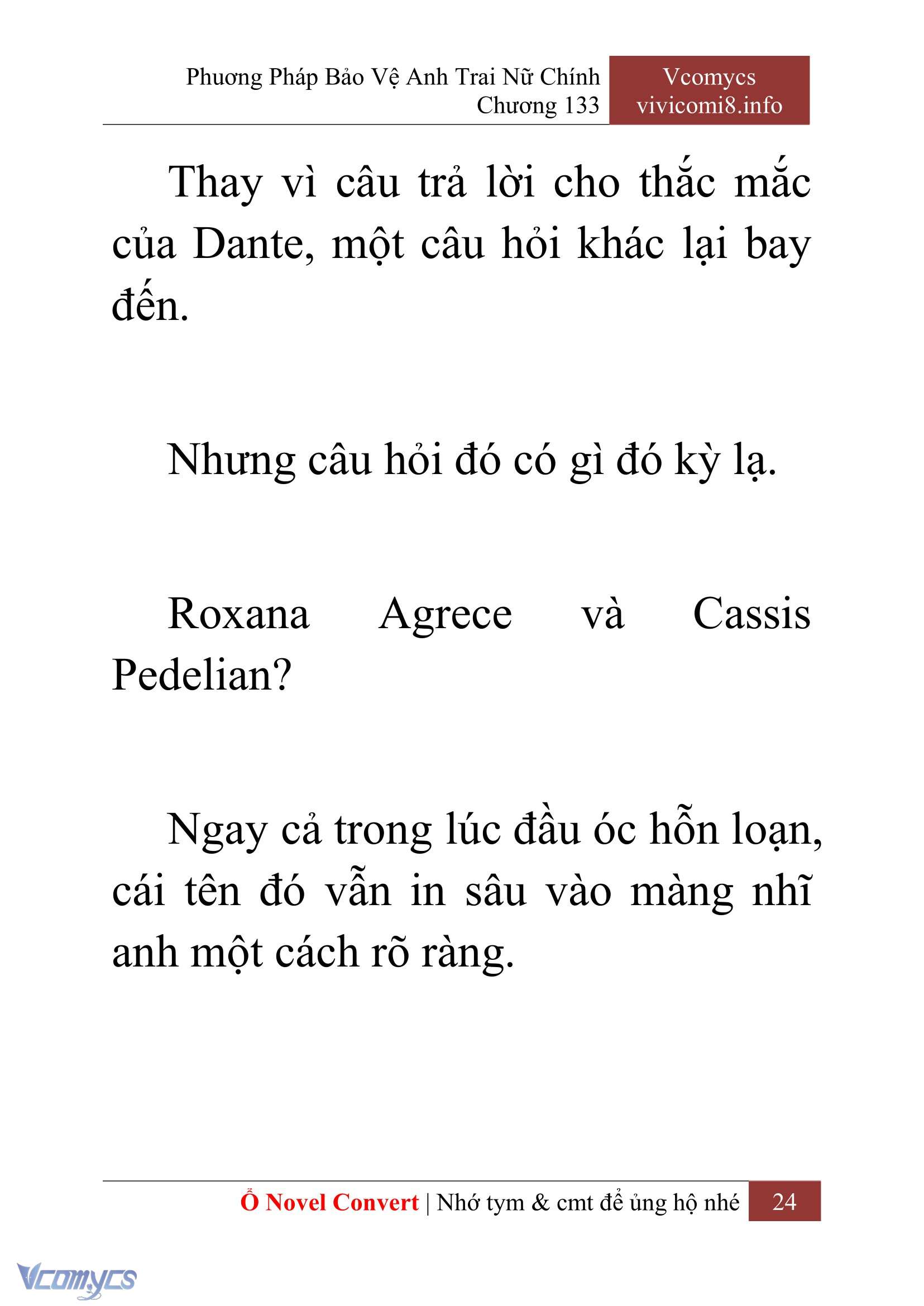 [Novel] Phương Pháp Bảo Vệ Anh Trai Nữ Chính Chap 133 - Trang 2
