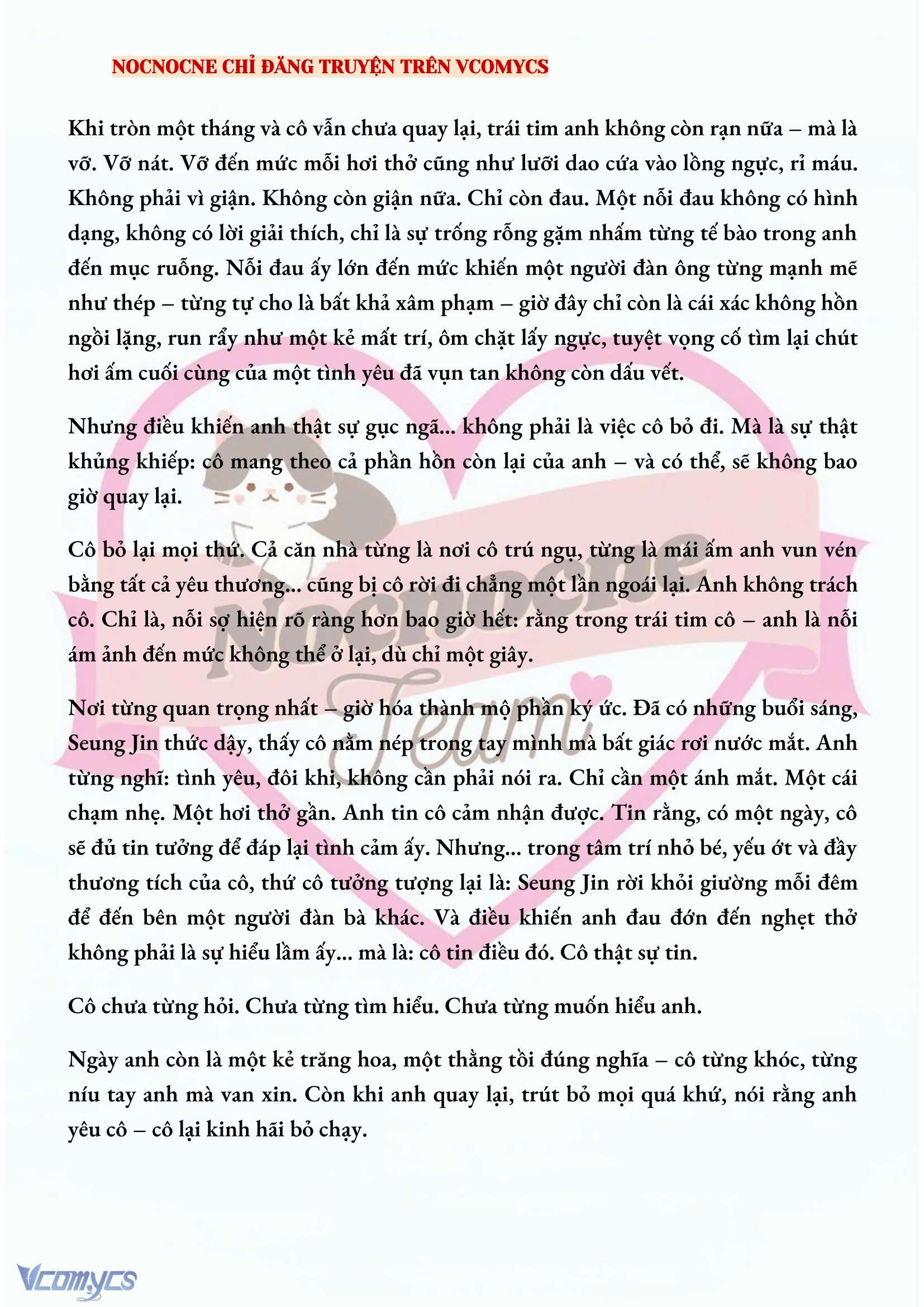 [NOVEL] CHÚNG TA KẾT THÚC VÀO MÙA THU Chap 53 - Next Chap 54