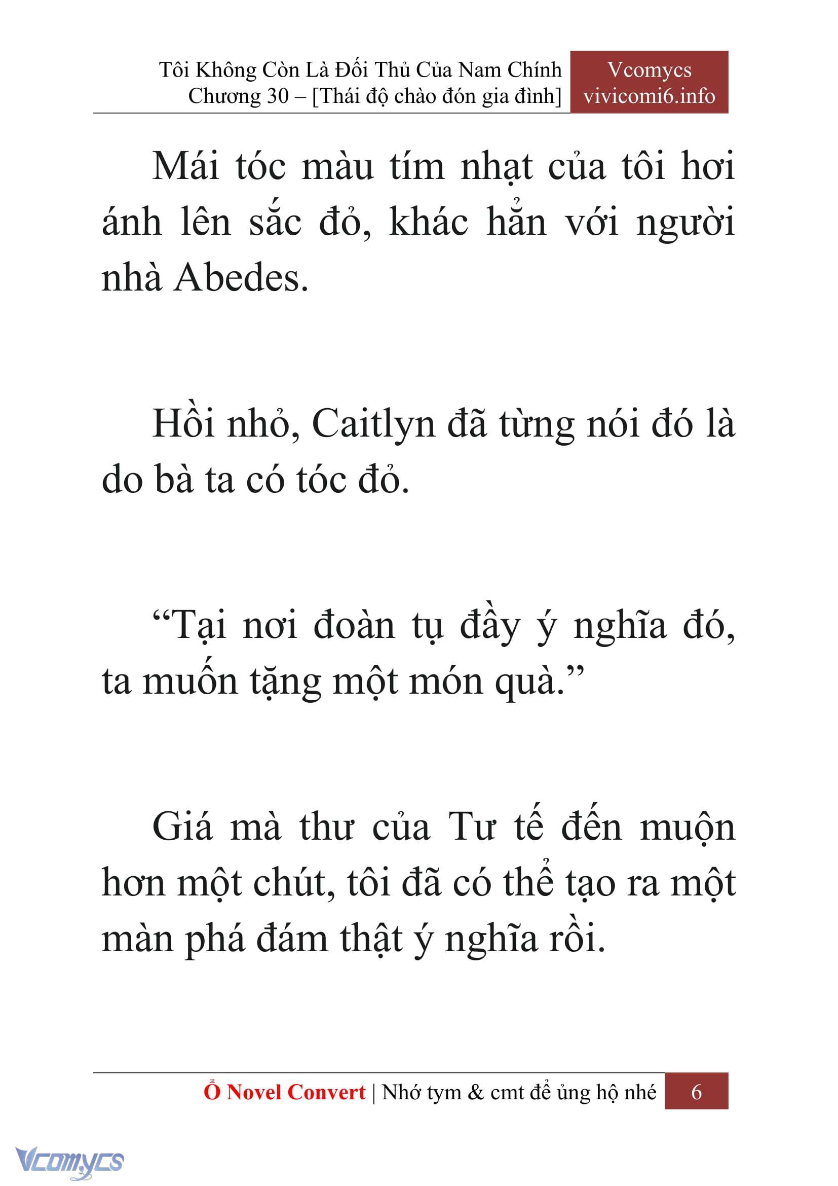 [Novel] Tôi Không Còn Là Đối Thủ Của Nam Chính Chap 30 - Trang 2
