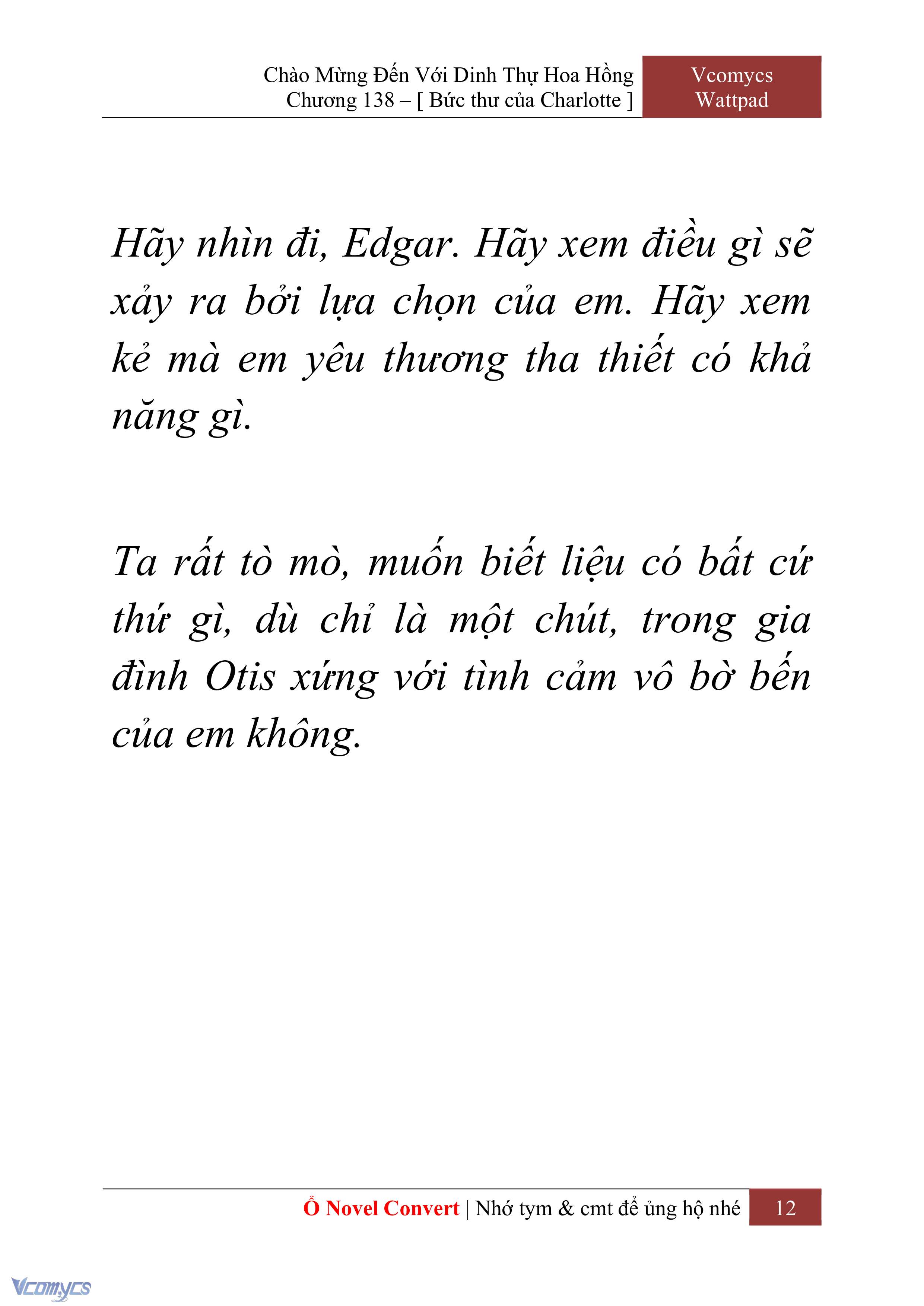 [Novel] Chào Mừng Đến Với Dinh Thự Hoa Hồng Chap 138 - Trang 2