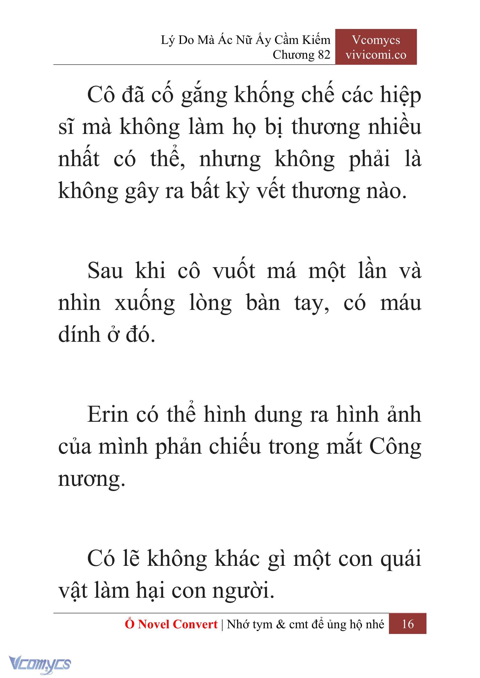 [Novel] Lý Do Mà Ác Nữ Ấy Cầm Kiếm Chap 82 - Trang 2