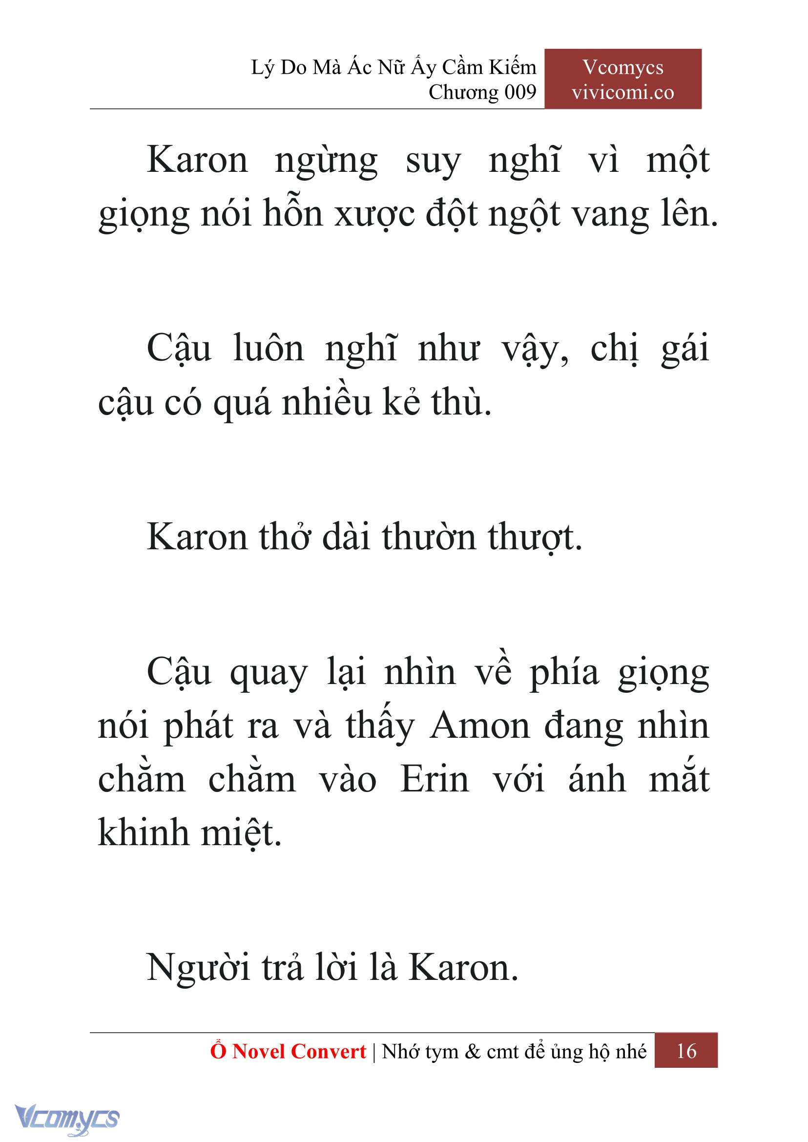 [Novel] Lý Do Mà Ác Nữ Ấy Cầm Kiếm Chap 9 - Trang 2