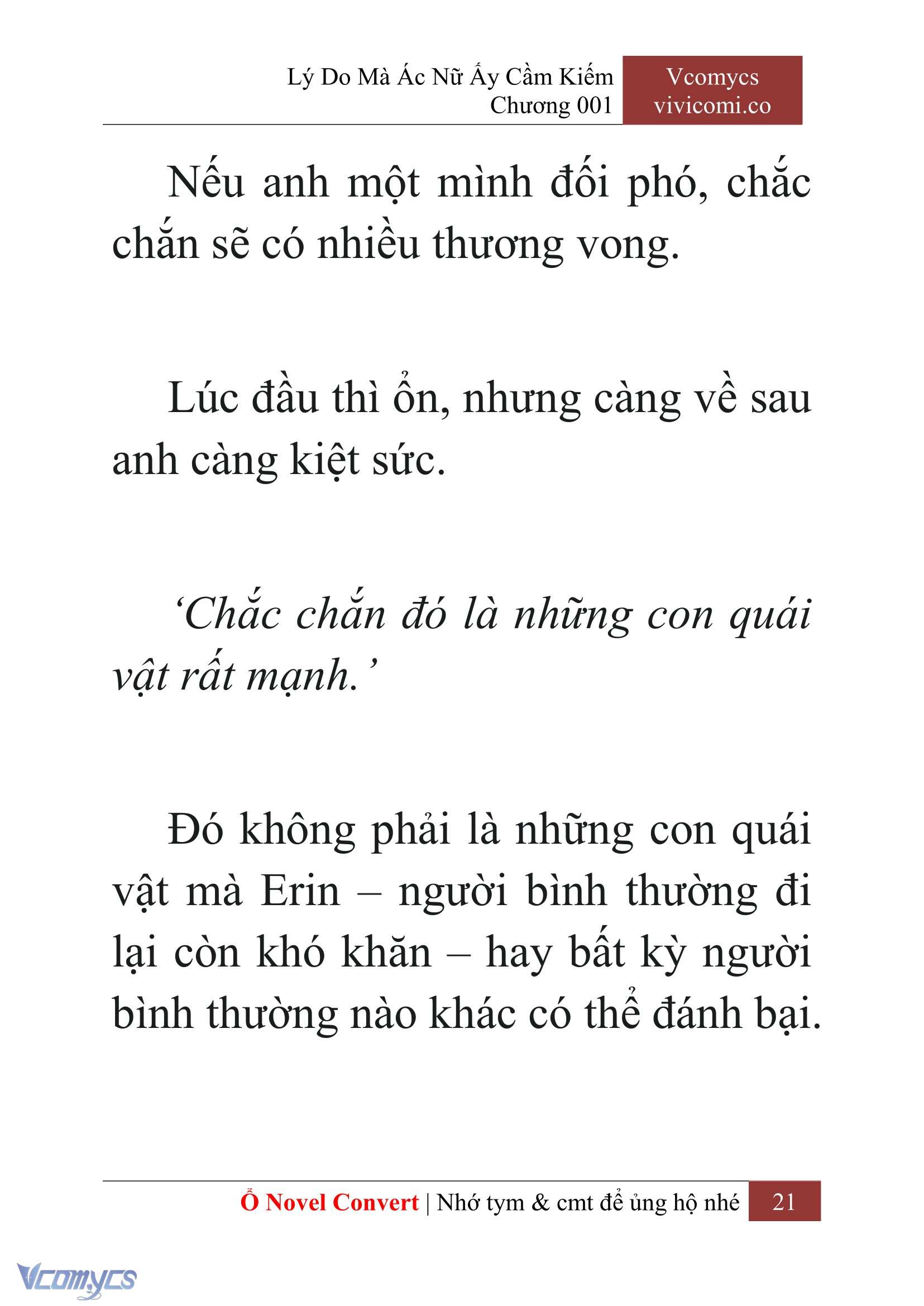 [Novel] Lý Do Mà Ác Nữ Ấy Cầm Kiếm Chap 1 - Trang 2