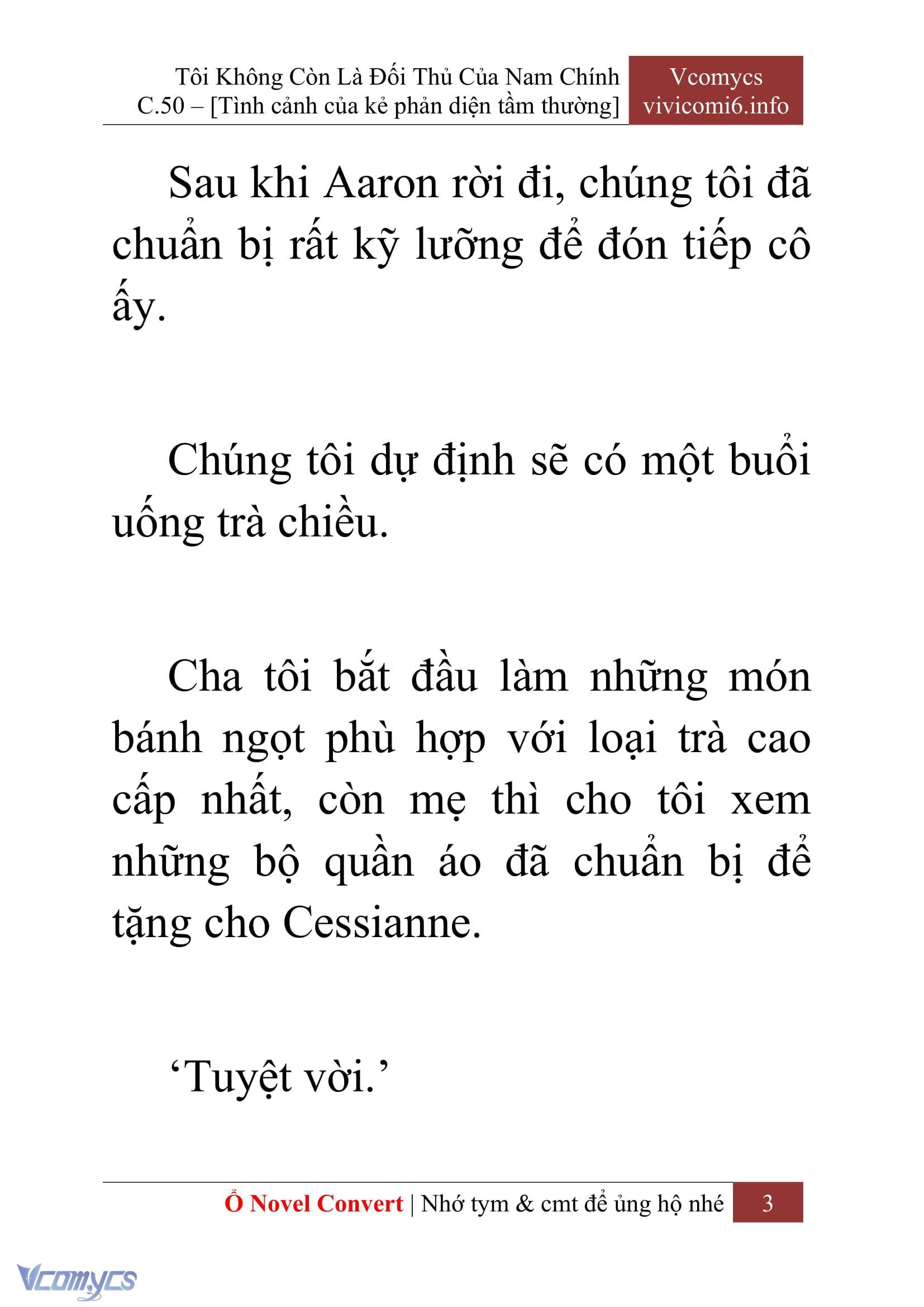 [Novel] Tôi Không Còn Là Đối Thủ Của Nam Chính Chap 50 - Next Chap 51