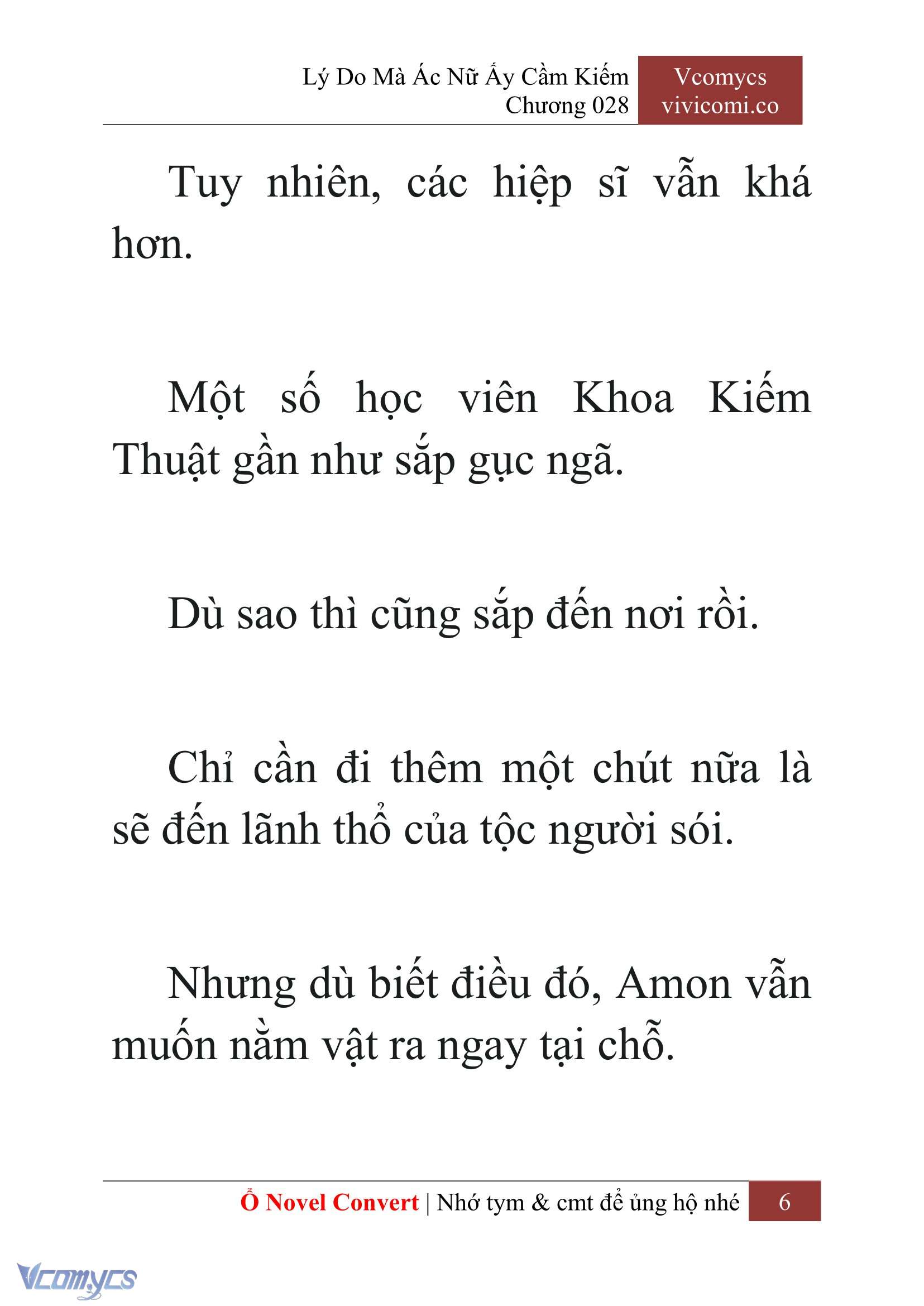 [Novel] Lý Do Mà Ác Nữ Ấy Cầm Kiếm Chap 28 - Trang 2