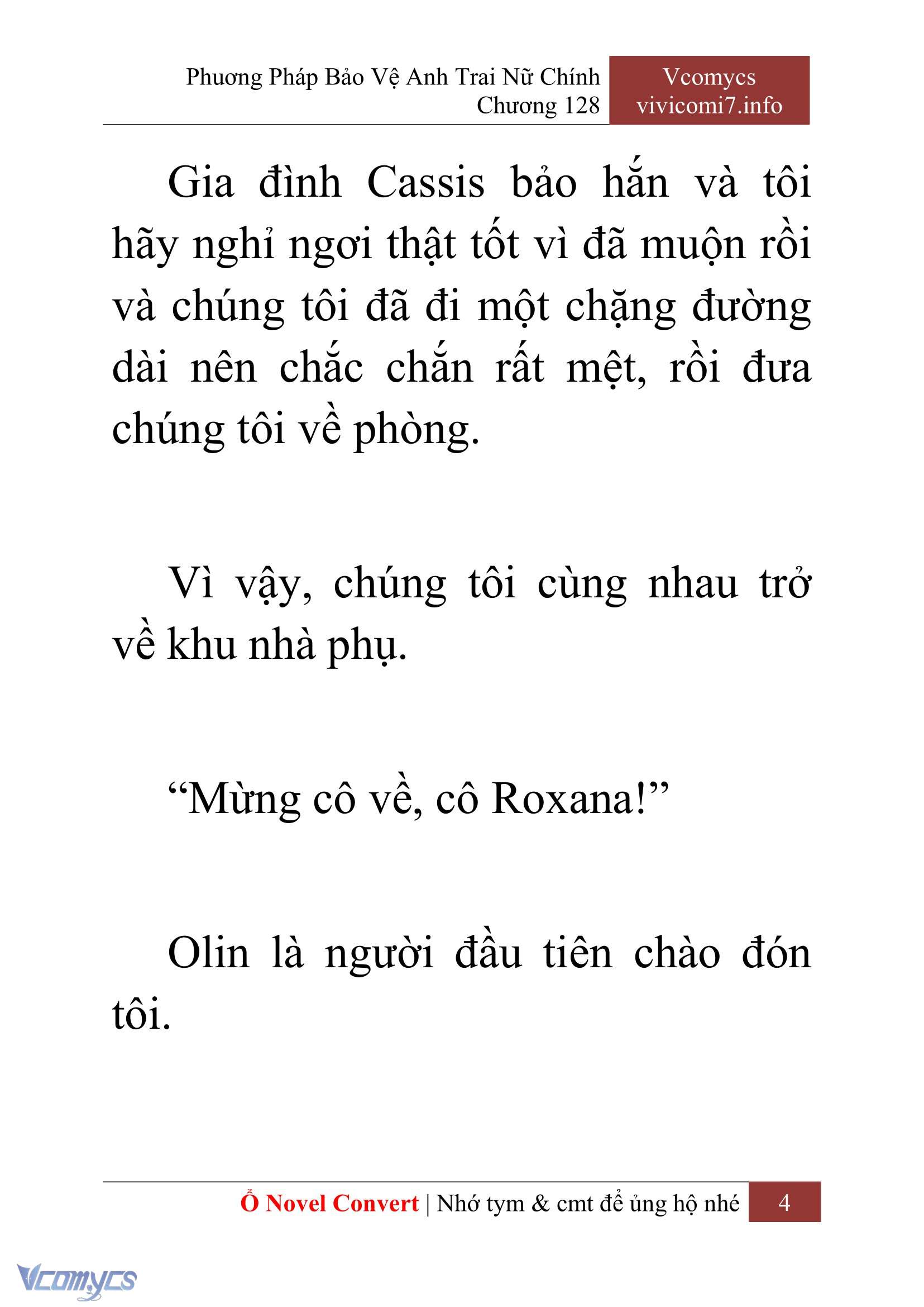 [Novel] Phương Pháp Bảo Vệ Anh Trai Nữ Chính Chap 128 - Trang 2