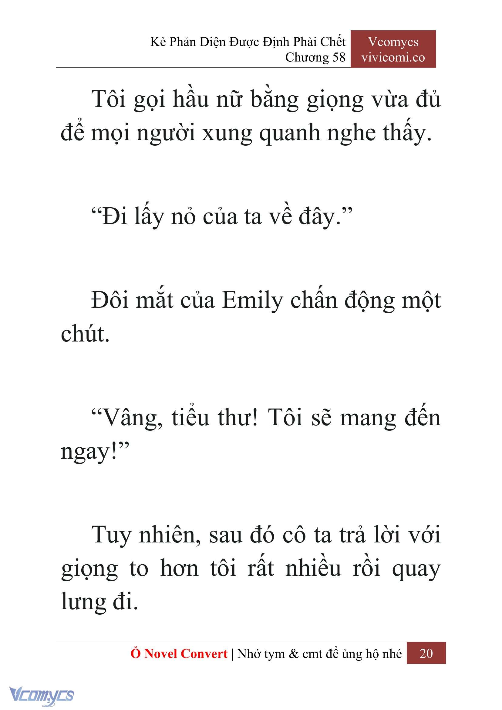 [Novel] Kẻ Phản Diện Được Định Phải Chết Chap 58 - Next Chap 59