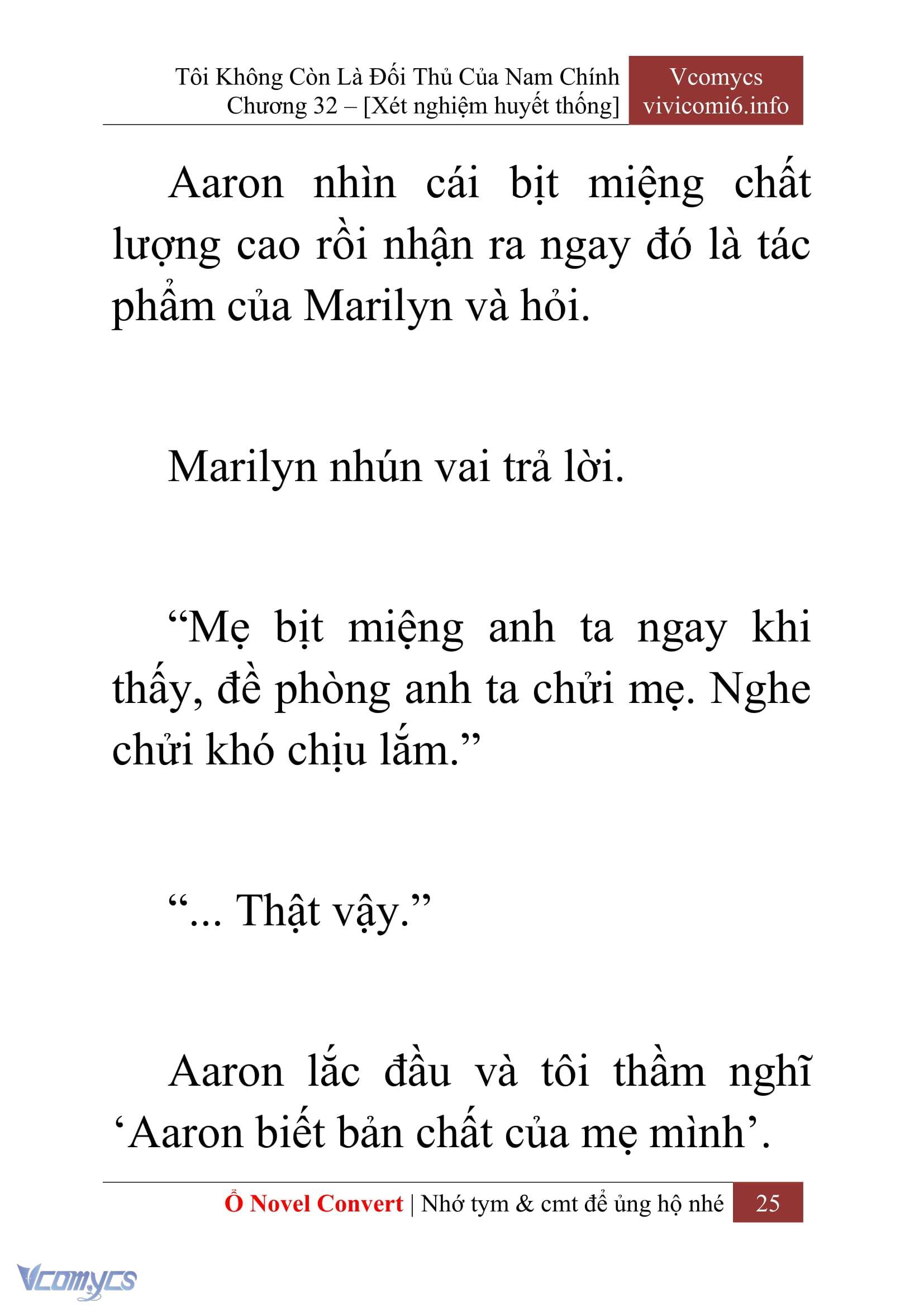 [Novel] Tôi Không Còn Là Đối Thủ Của Nam Chính Chap 32 - Trang 2