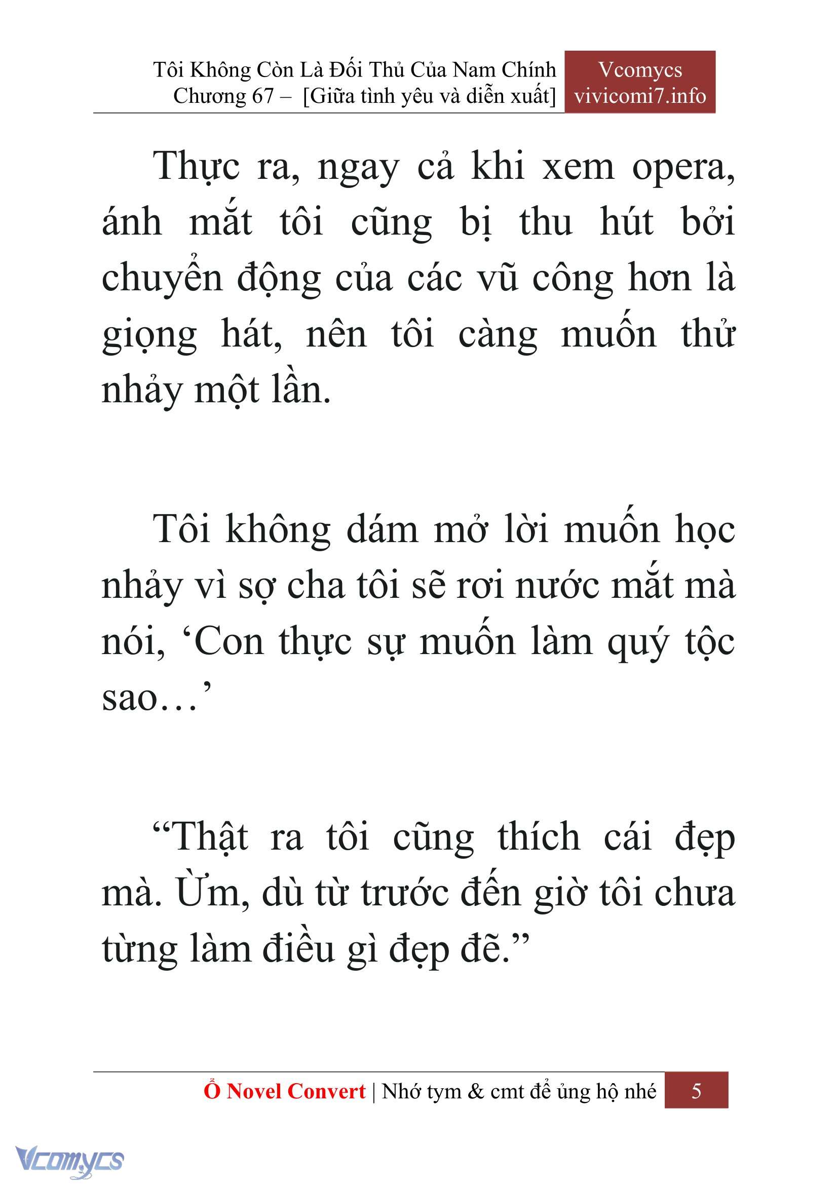 [Novel] Tôi Không Còn Là Đối Thủ Của Nam Chính Chap 67 - Trang 2
