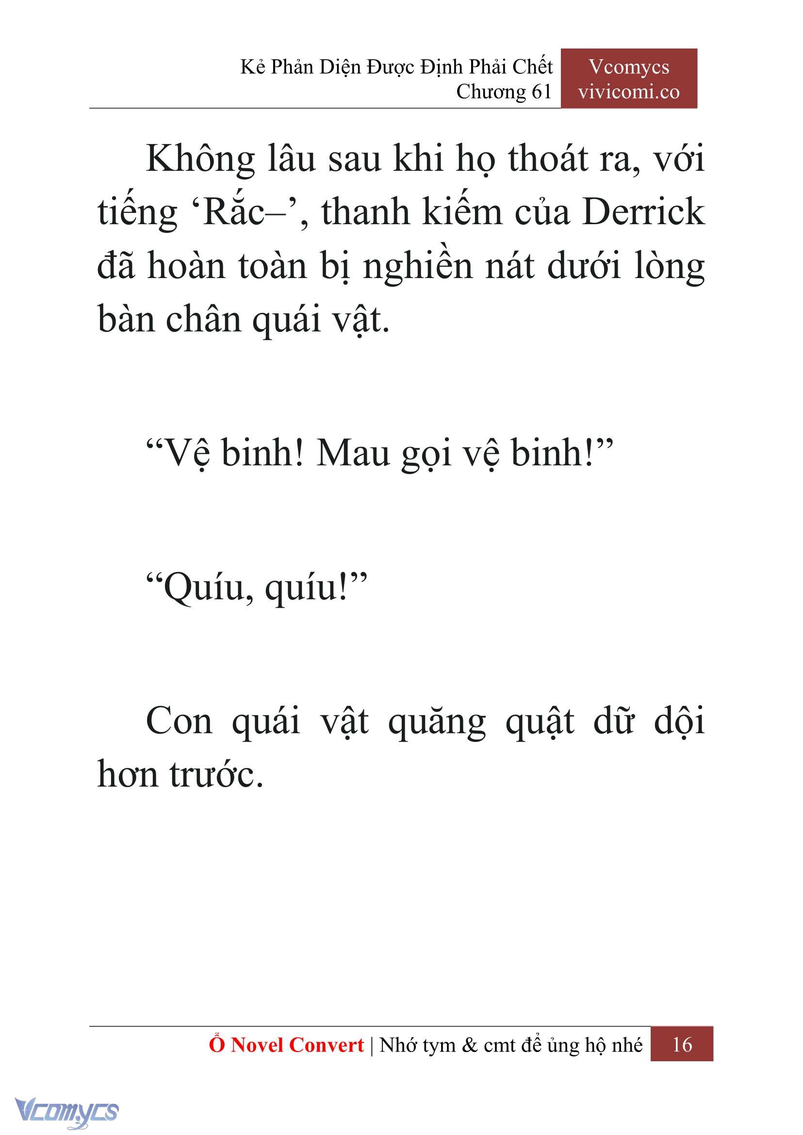 [Novel] Kẻ Phản Diện Được Định Phải Chết Chap 61 - Next Chap 62