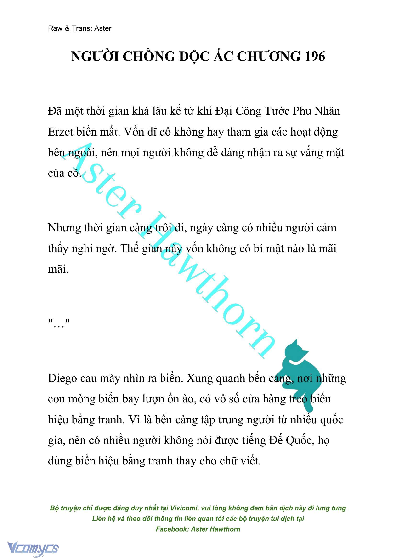 [NOVEL] Người Chồng Độc Ác Chap 196 - Trang 2