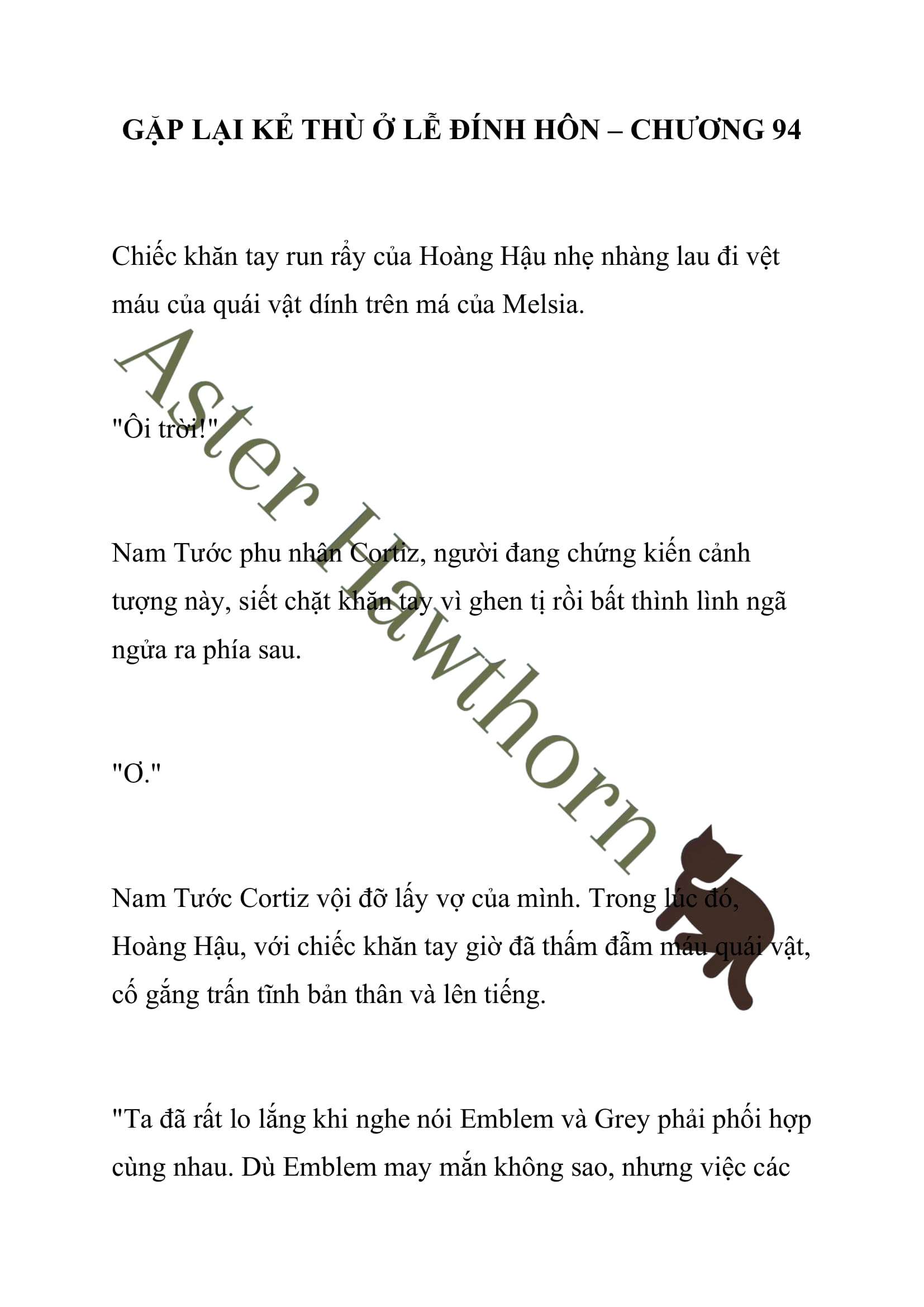 [NOVEL] Gặp Lại Kẻ Thù Ở Lễ Đính Hôn Chap 94 - Trang 2