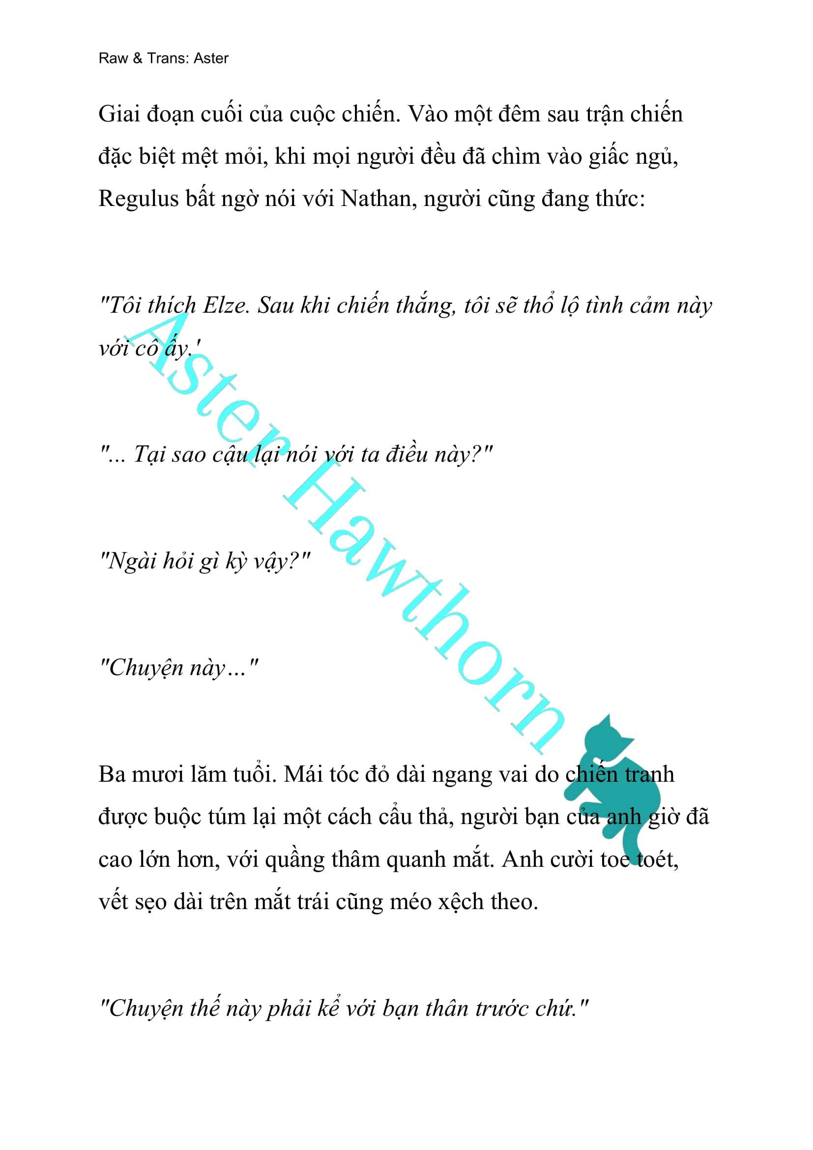 [NOVEL] Anh Hùng Khao Khát Sự Sa Ngã Của Thánh Nữ Chap 36 - Trang 2