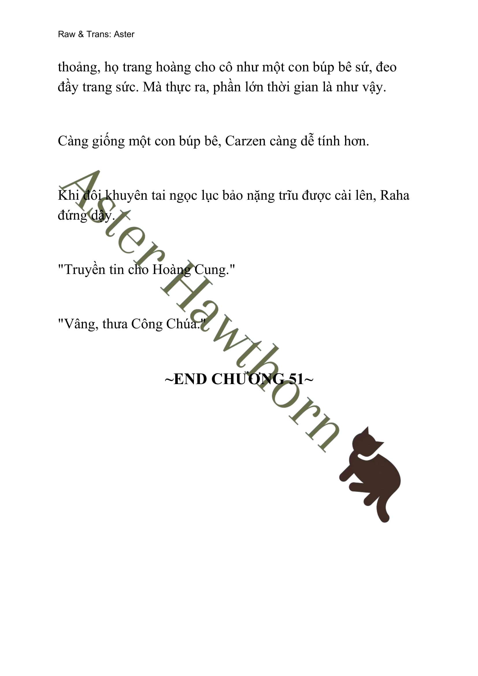 [NOVEL] Búp Bê Trong Phòng Ngủ Của Công Chúa Chap 51 - Next Chap 52