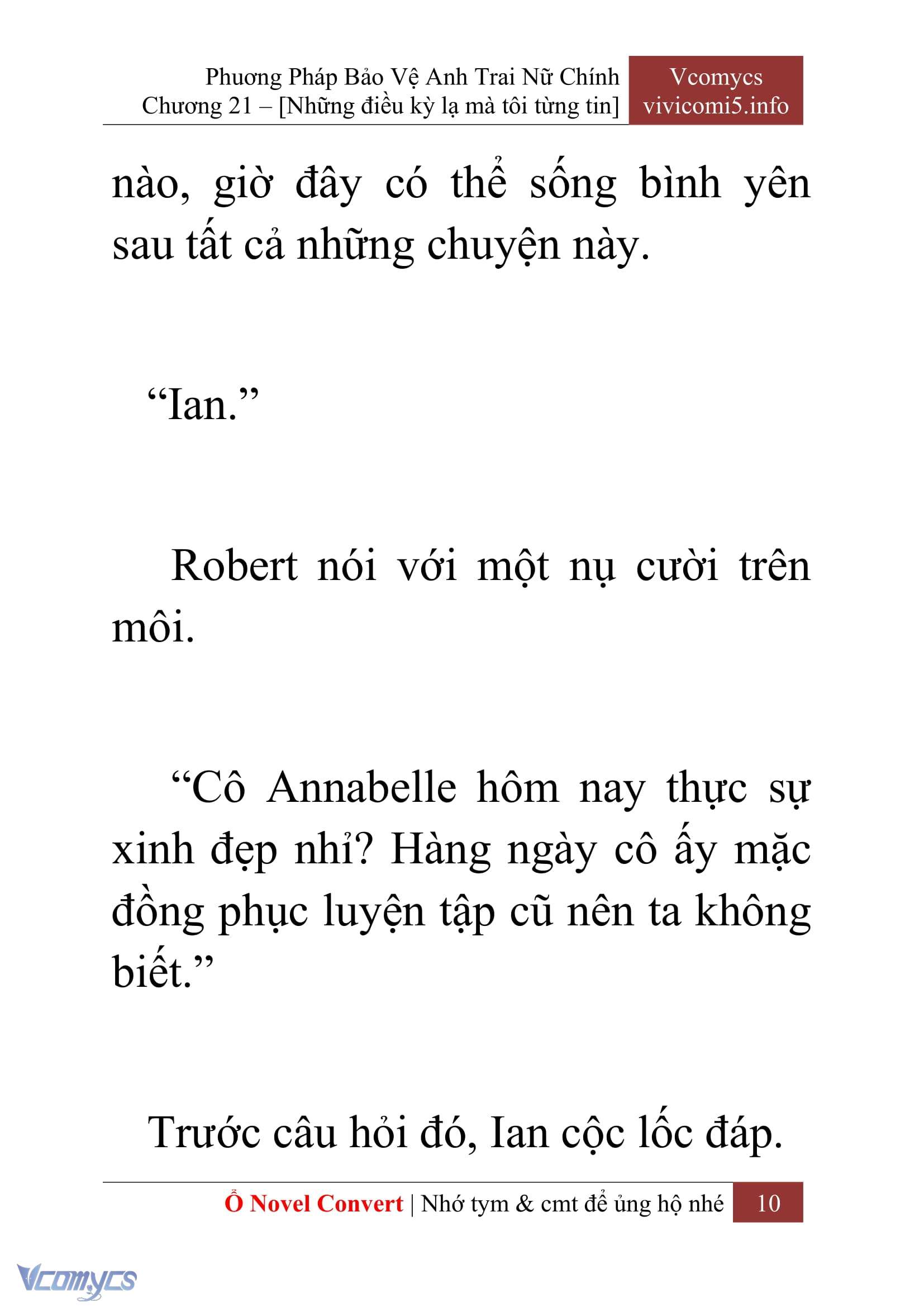 [Novel] Tôi Không Còn Là Đối Thủ Của Nam Chính Chap 21 - Trang 2