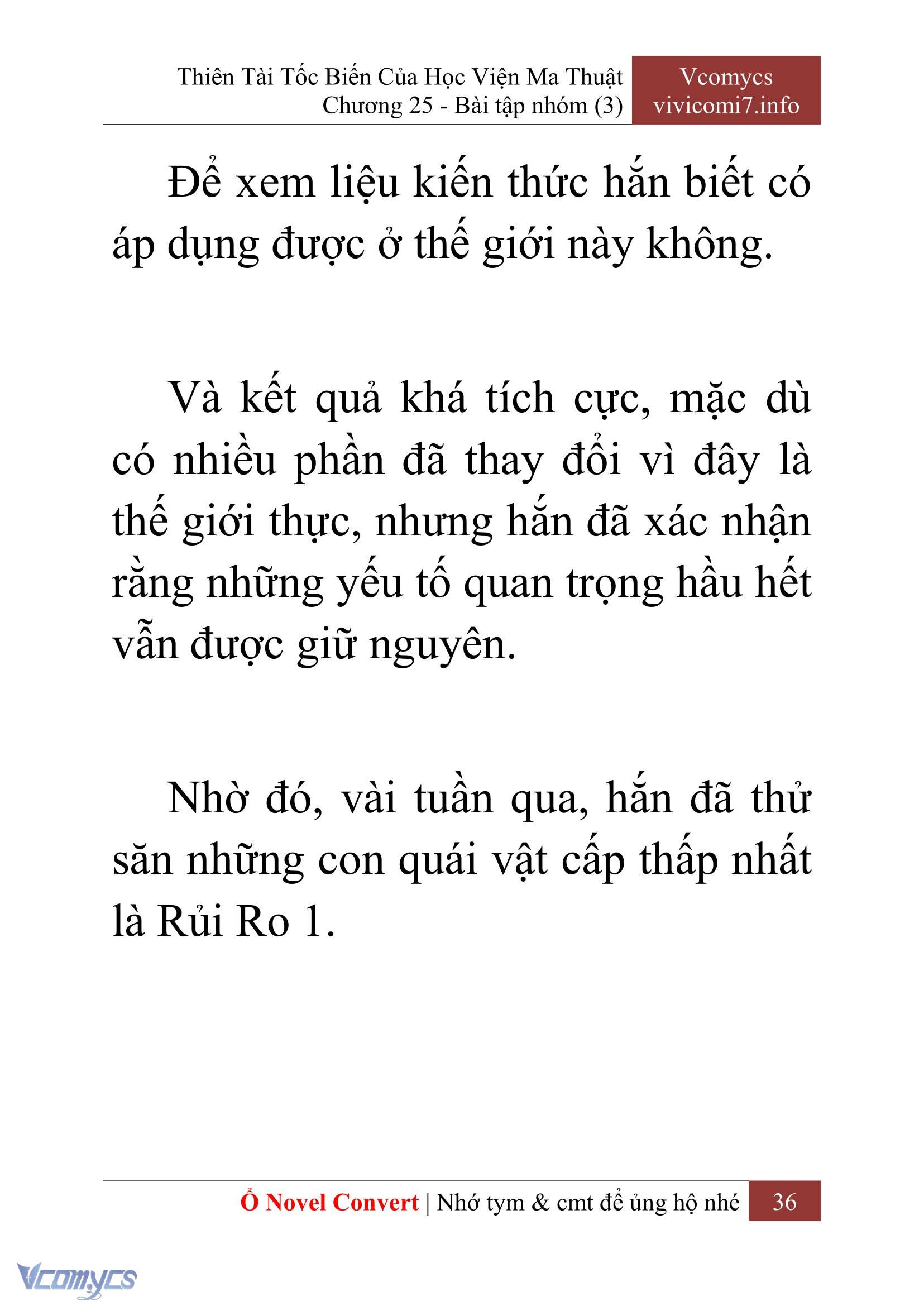 [Novel] Thiên Tài Tốc Biến Của Học Viện Ma Thuật Chap 25 - Next 