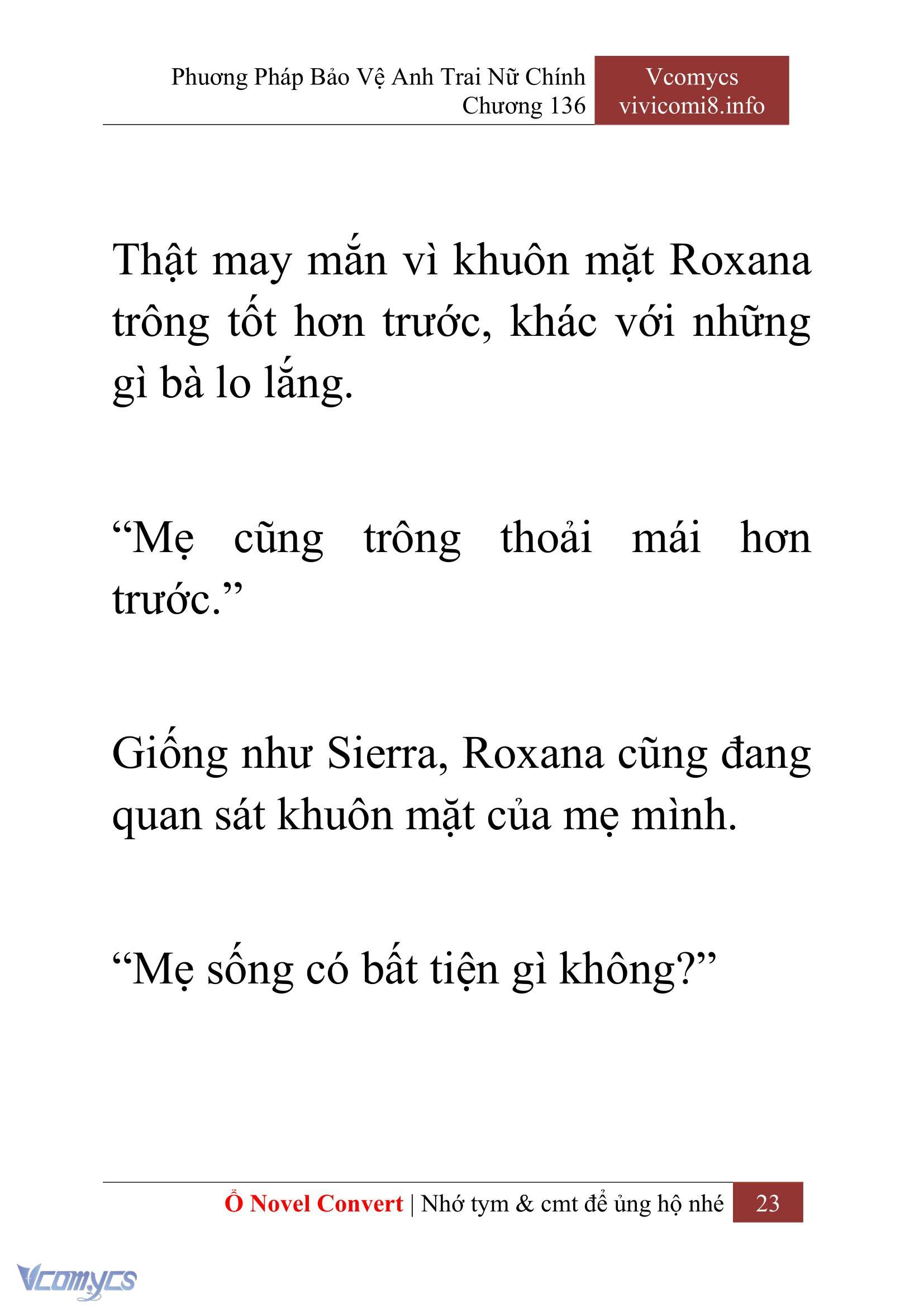 [Novel] Phương Pháp Bảo Vệ Anh Trai Nữ Chính Chap 136 - Trang 2