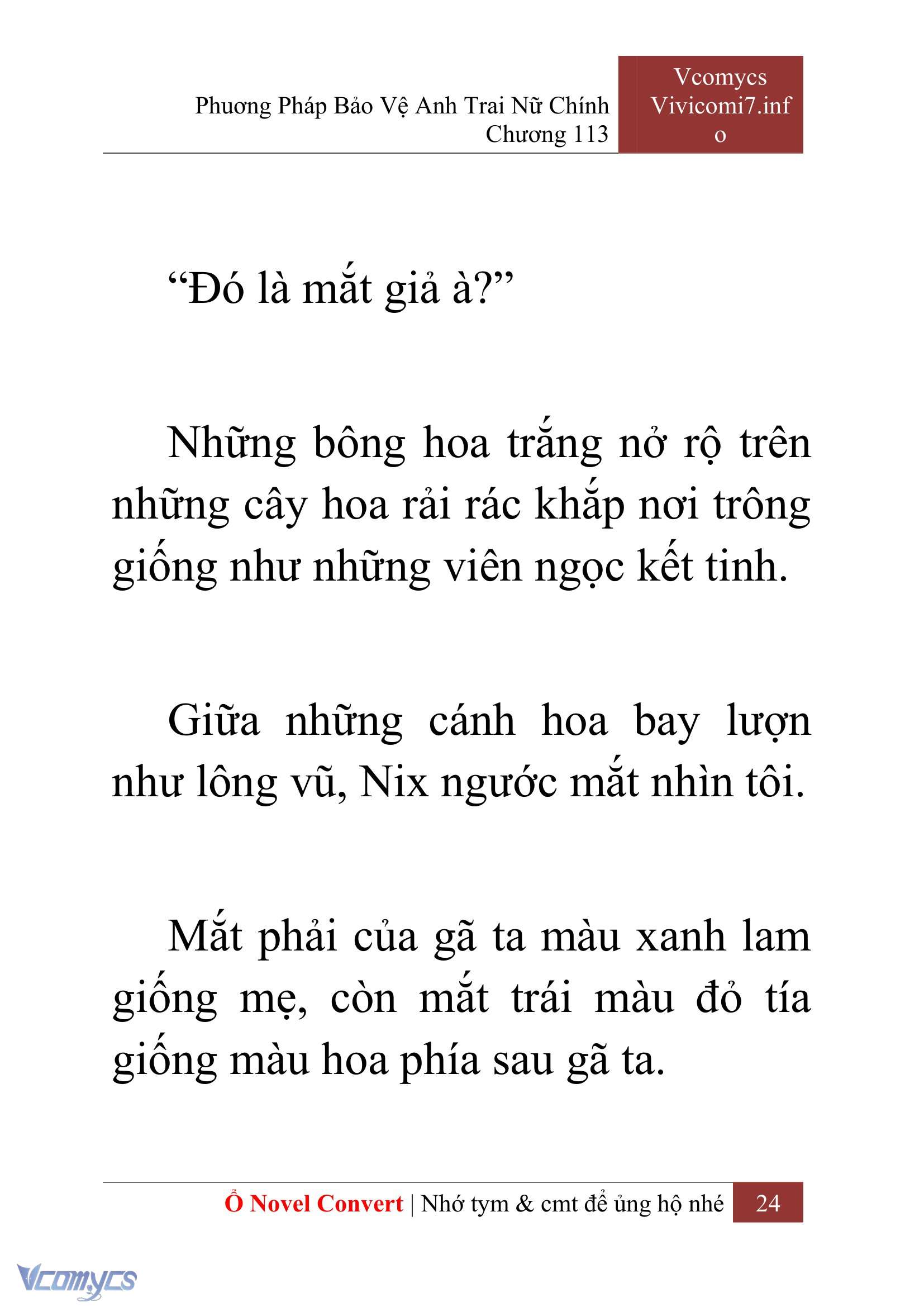 [Novel] Phương Pháp Bảo Vệ Anh Trai Nữ Chính Chap 113 - Trang 2
