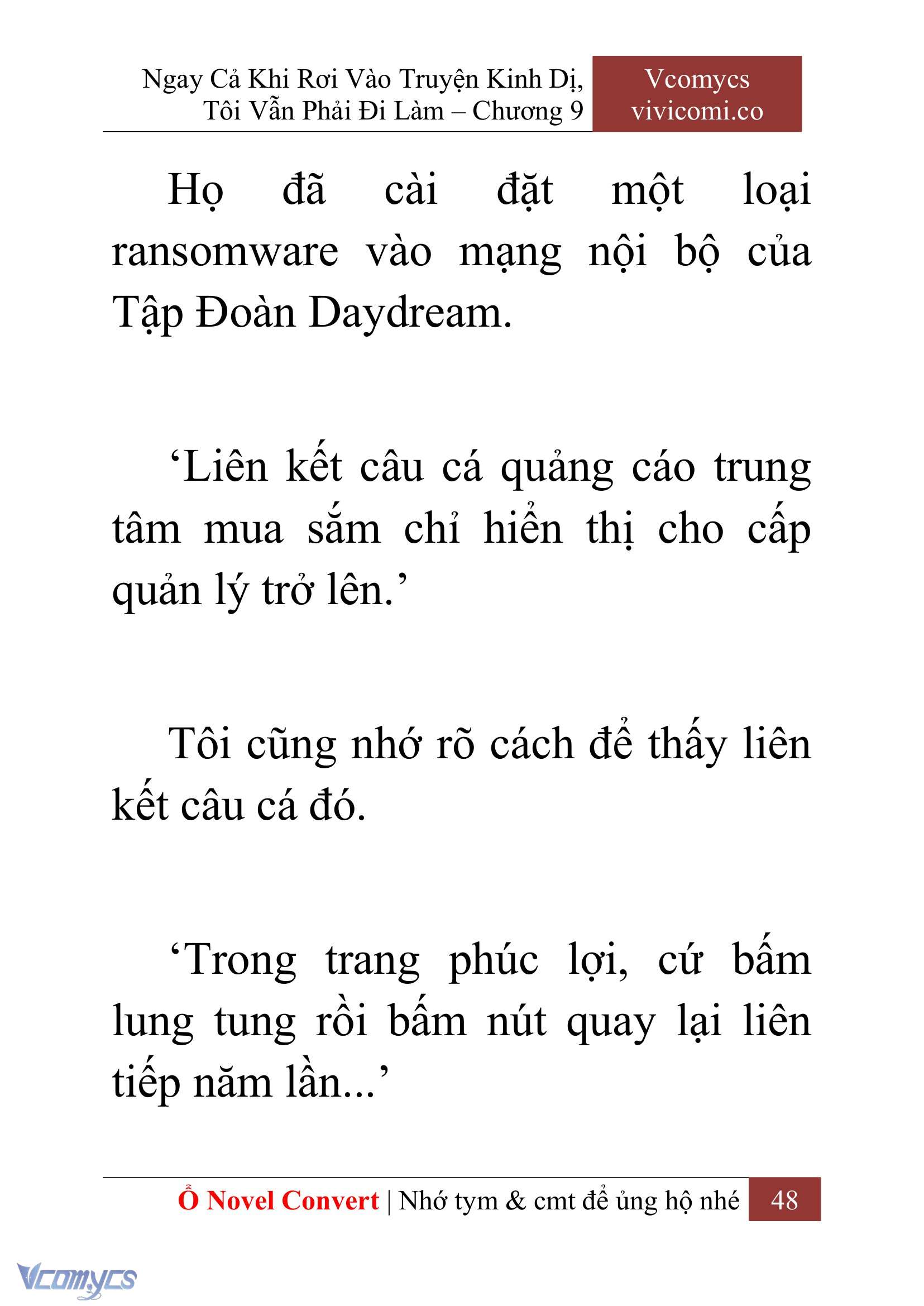 [Novel] Ngay Cả Khi Rơi Vào Truyện Kinh Dị, Tôi Vẫn Phải Đi Làm Chap 9 - Trang 2