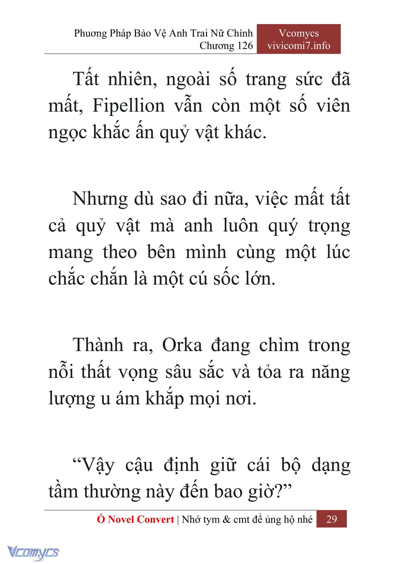 [Novel] Phương Pháp Bảo Vệ Anh Trai Nữ Chính Chap 126 - Trang 2